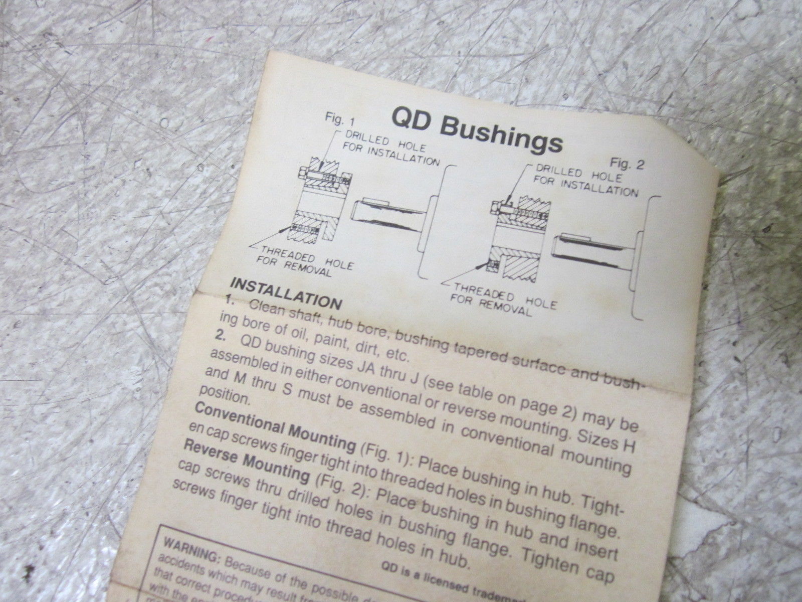 RELIANCE ELECTRIC 7/88 100M-K QD BRUSHINGS NSMP