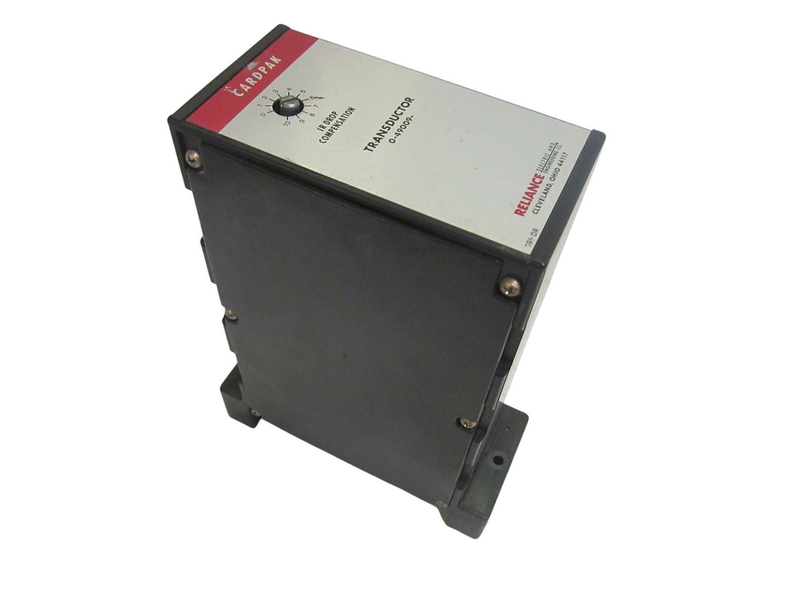 RELIANCE ELECTRIC AND ENGINEERING CO. 0-49009- TRANSDUCTOR CARDPAK UNMP