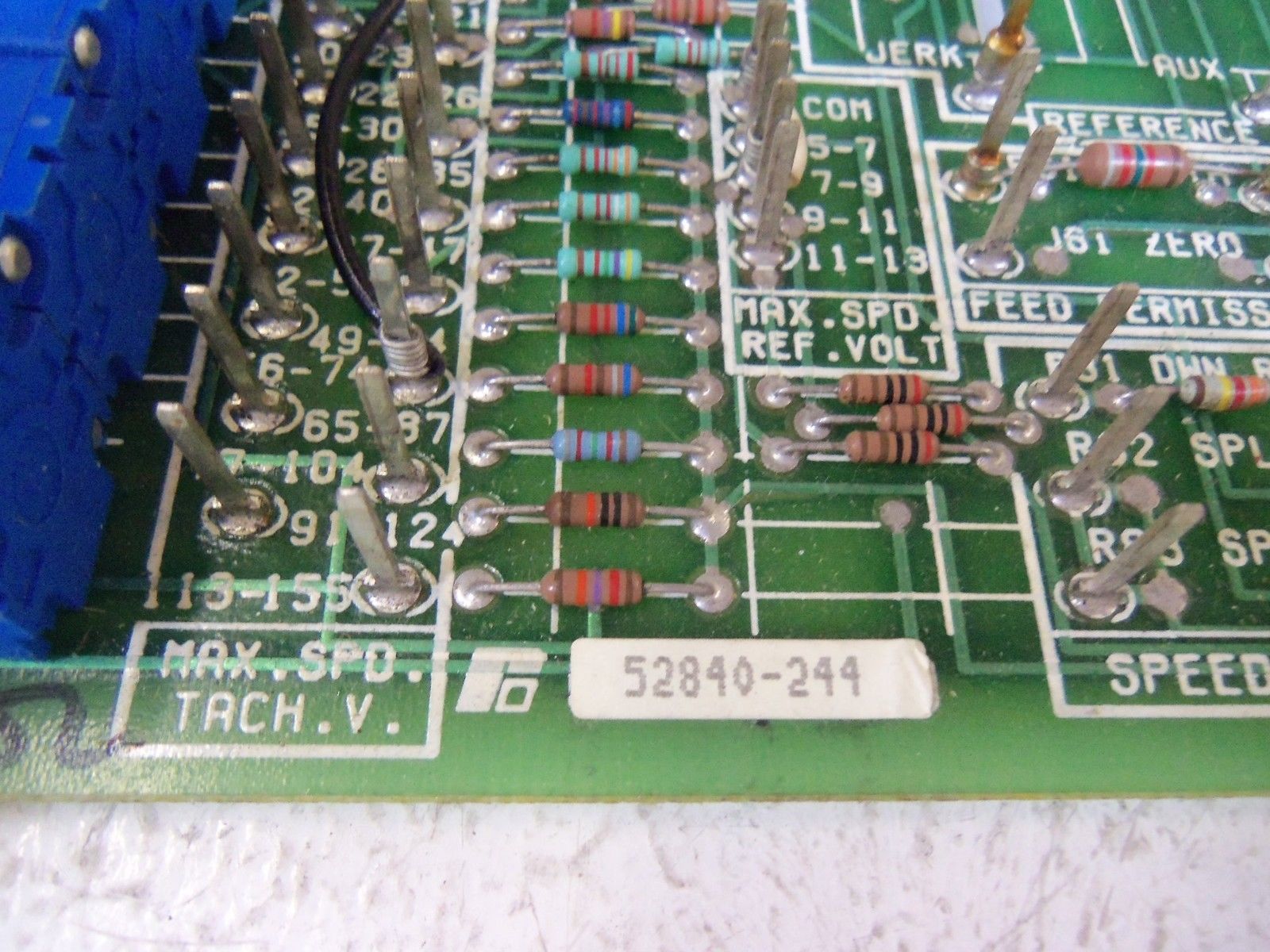 RELIANCE ELECTRIC CARD 52840-244 UNMP