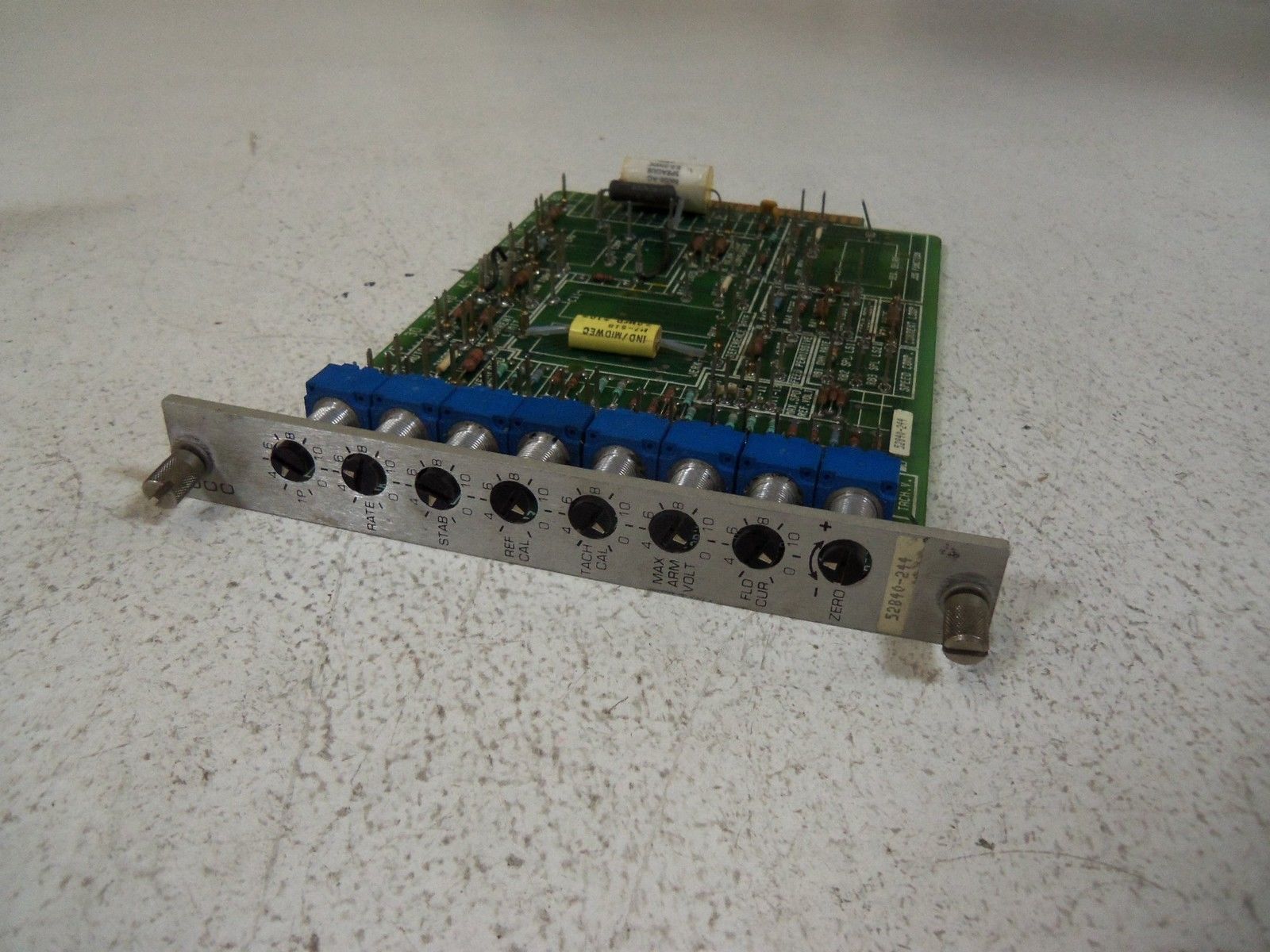 RELIANCE ELECTRIC CARD 52840-244 UNMP