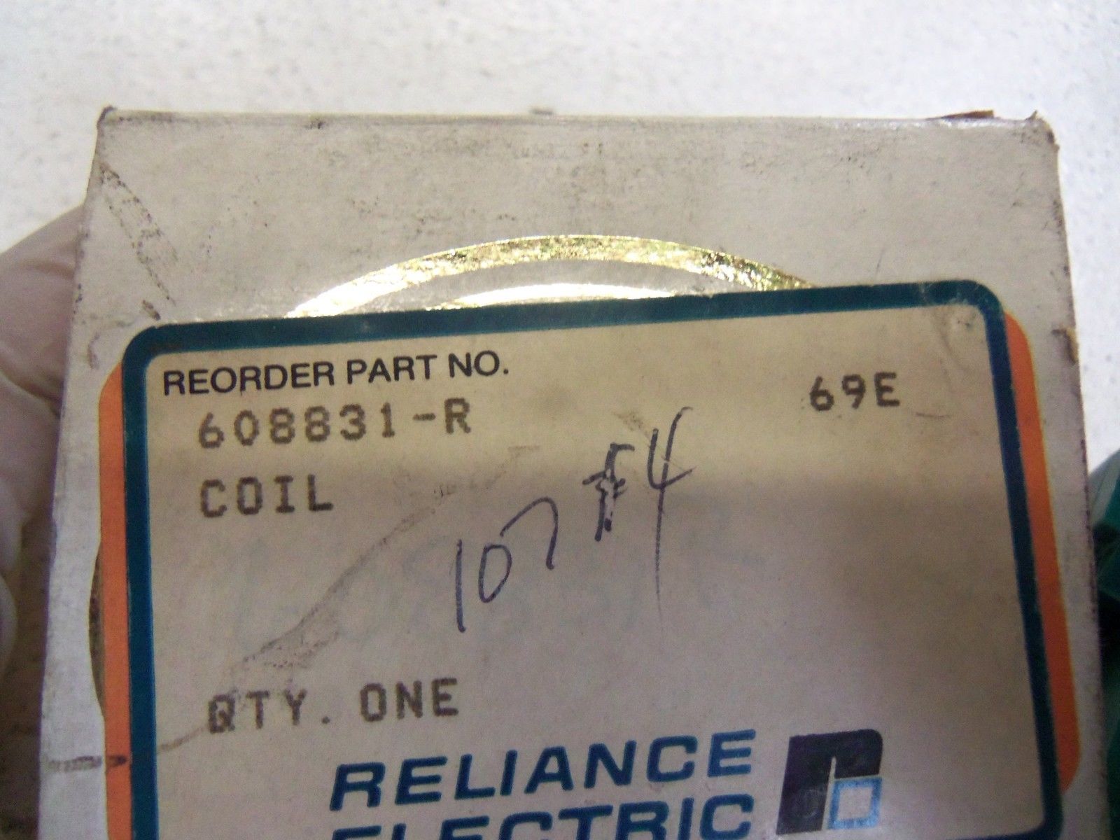 RELIANCE ELECTRIC COIL 608831-R 115V UNMP