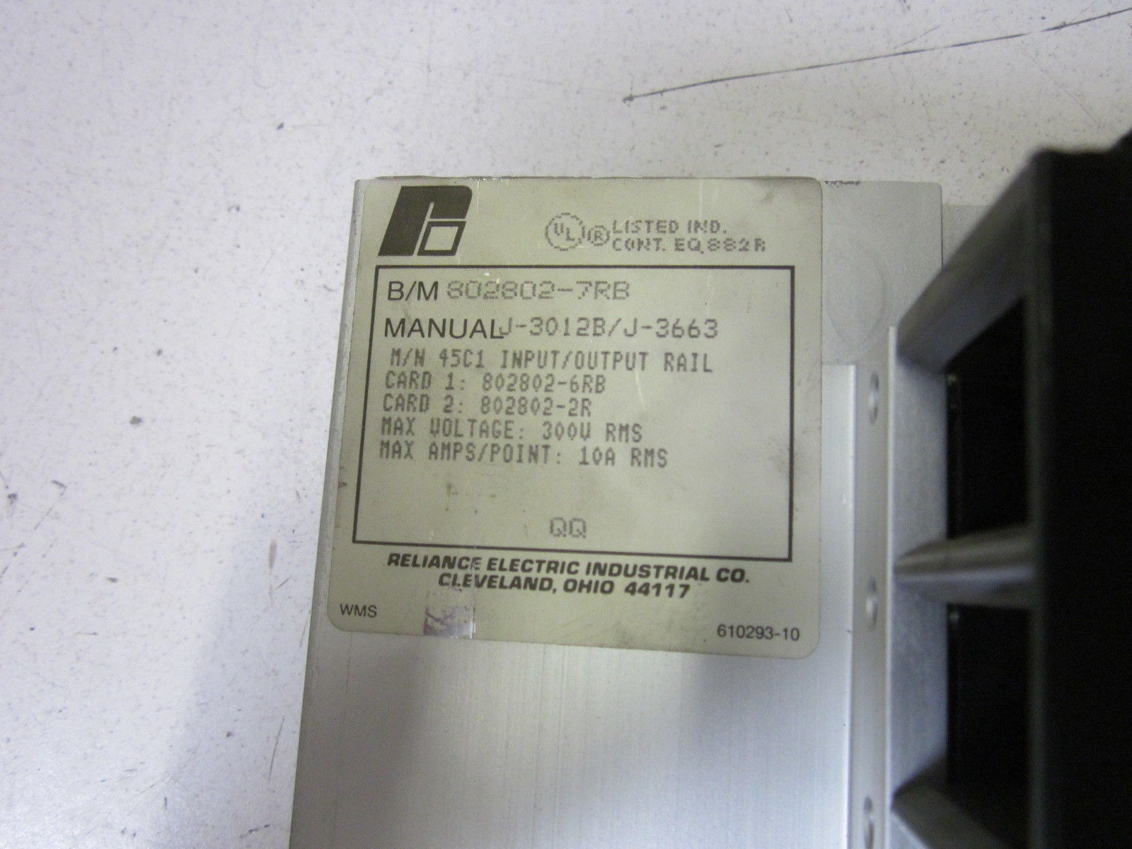 RELIANCE ELECTRIC CO. 802802-7RB NSNP