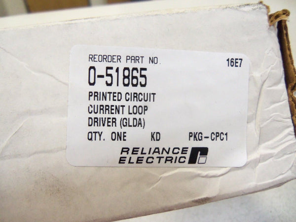 RELIANCE ELECTRIC PC BOARD 0-51865 NSMP