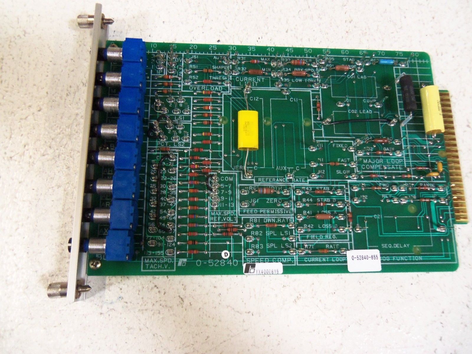 RELIANCE ELECTRIC PC BOARD 0-52840-655 NSMP