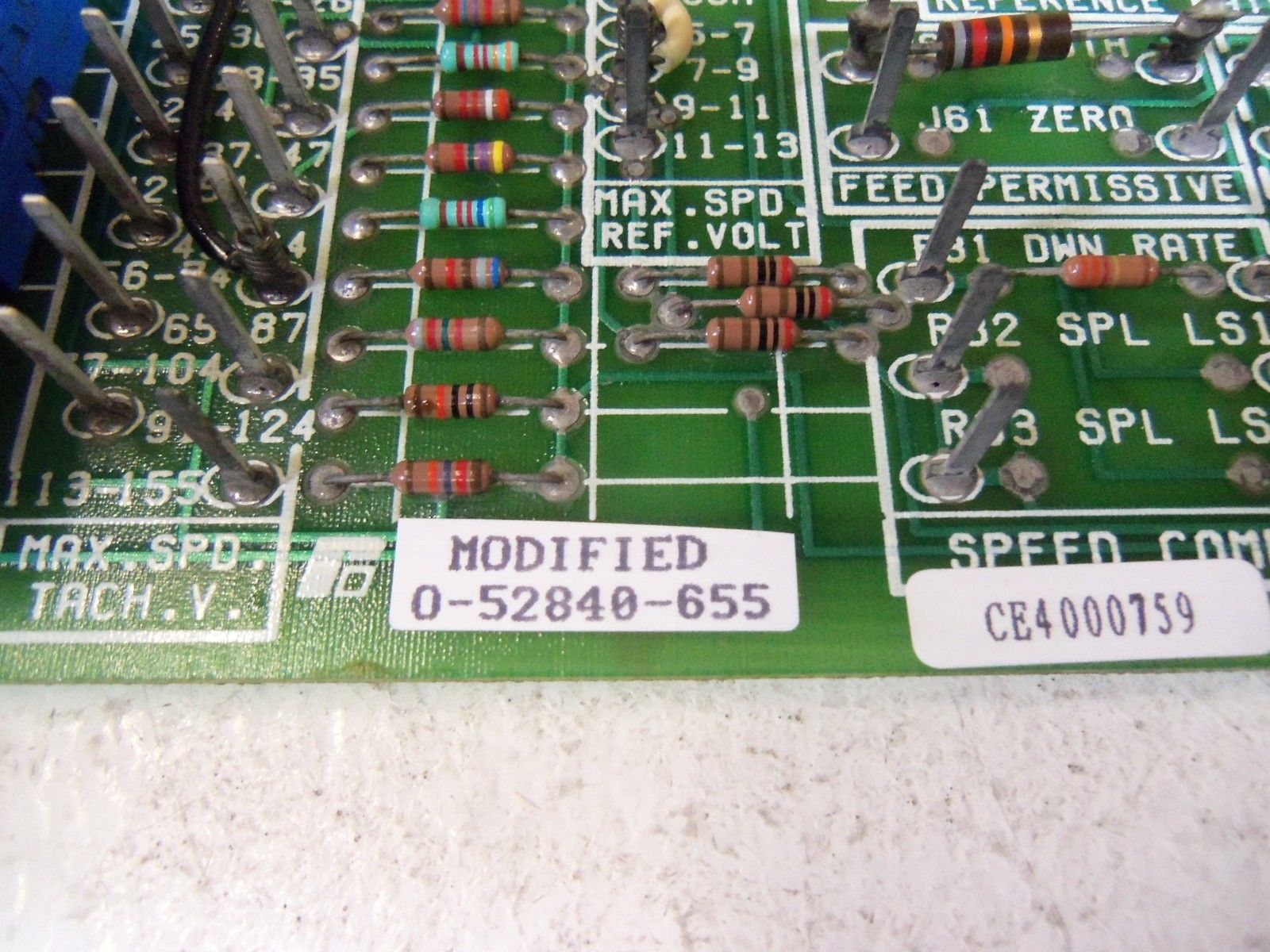 RELIANCE ELECTRIC PC BOARD 0-52840-655 UNMP