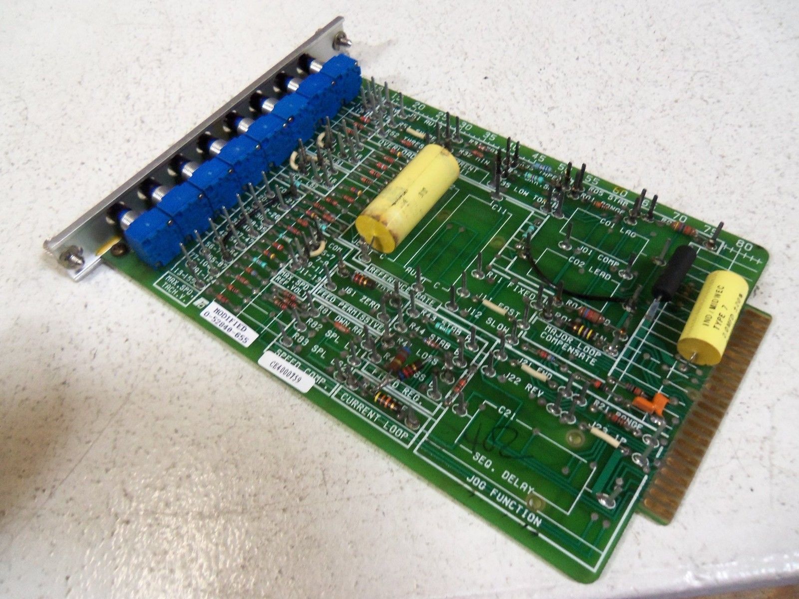 RELIANCE ELECTRIC PC BOARD 0-52840-655 UNMP