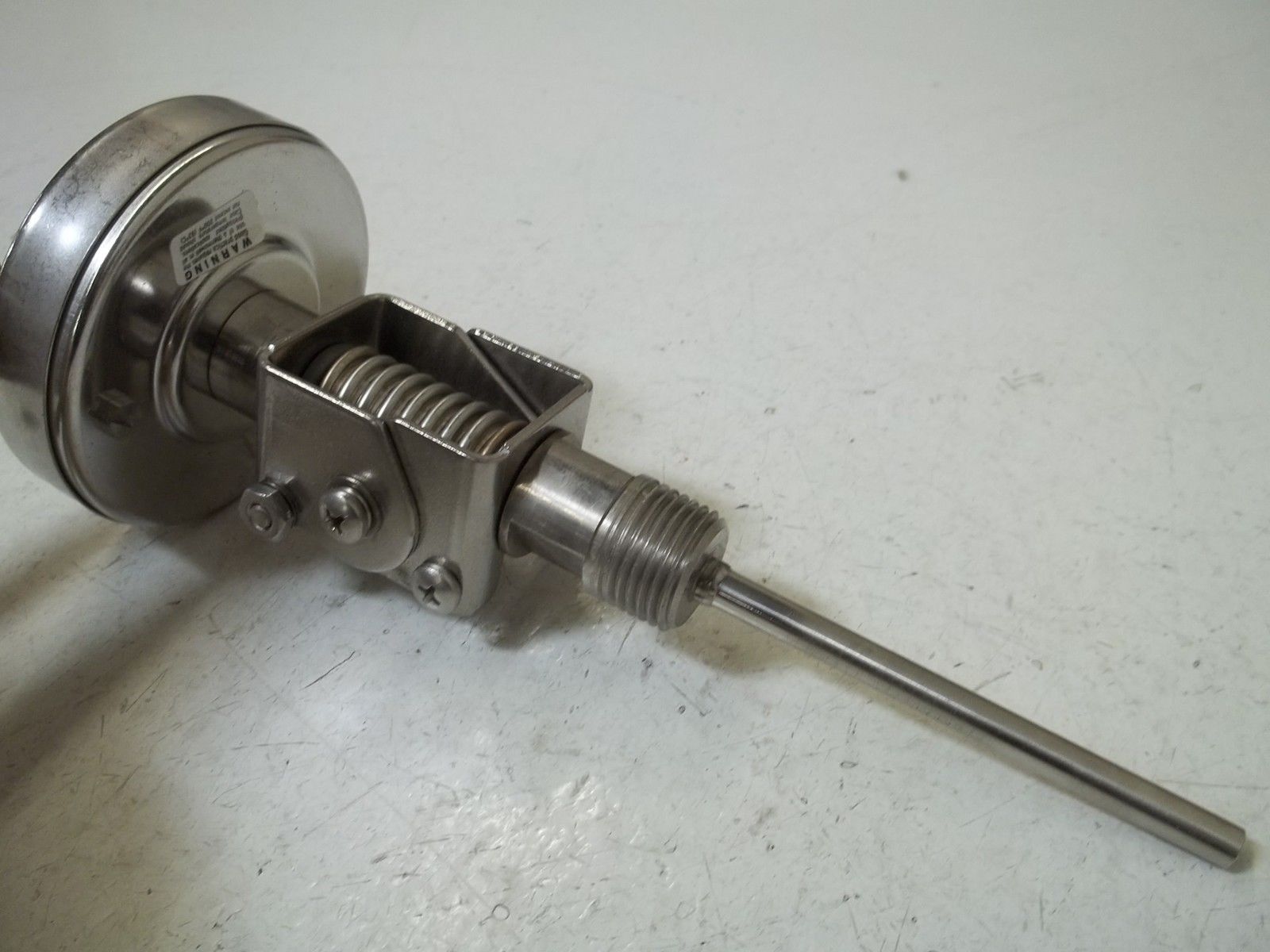 REOTEMP MODEL L (3' ADJ/RESET) 4"STEM 0-200F 1/2"NPT THERMOMETER NSMP