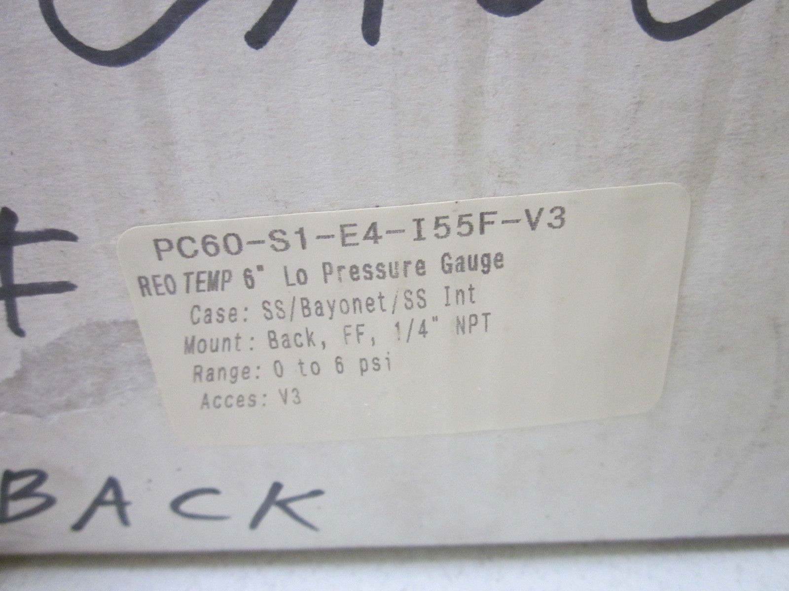 REOTEMP PC60-S1-E4-I55EV3 NSMP