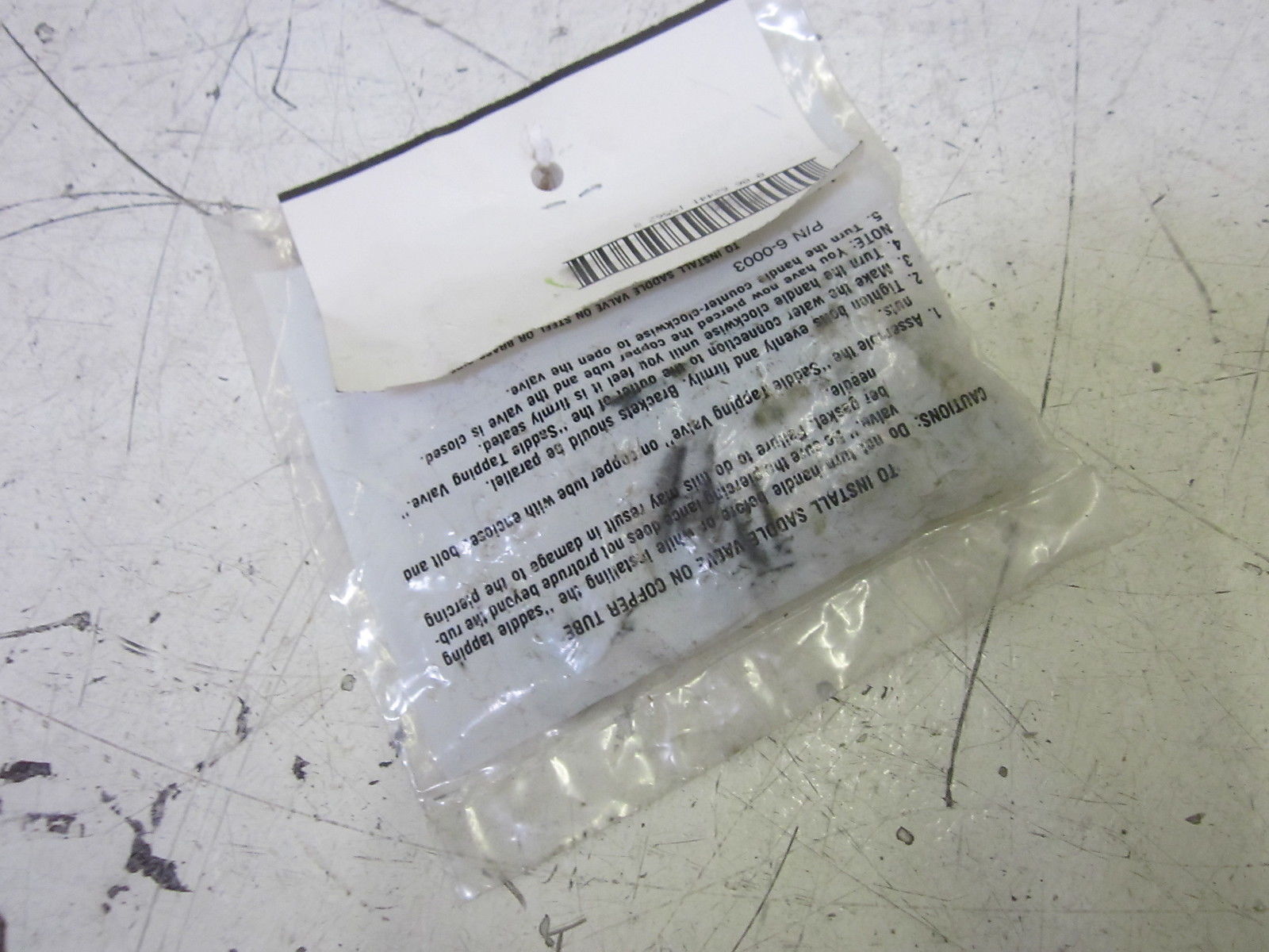 REPLACEMENT COMPONENTS DIVISION P110-0001 TAP VALVE NSMP