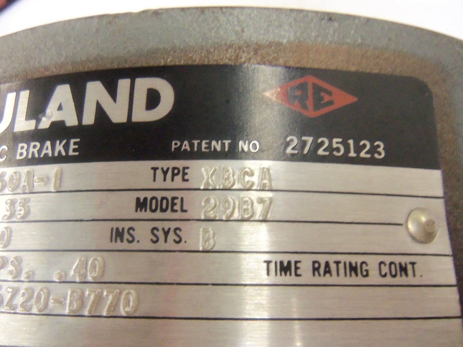 REULAND XBCA-H16Z20-B770 UNMP
