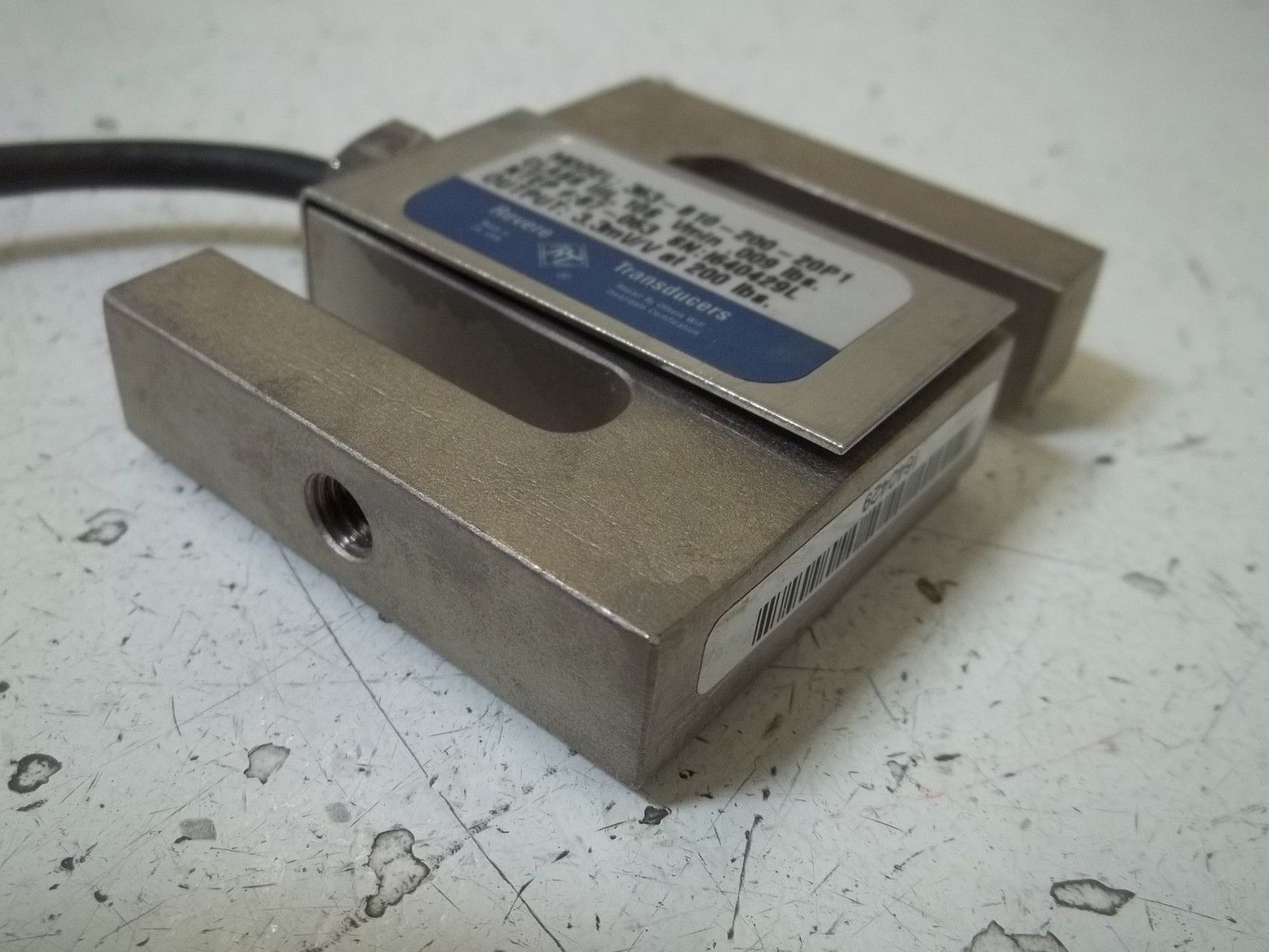 REVERE TRANSDUCERS 363-B10-200-20P1 LOAD CELL 200lbs NSNP