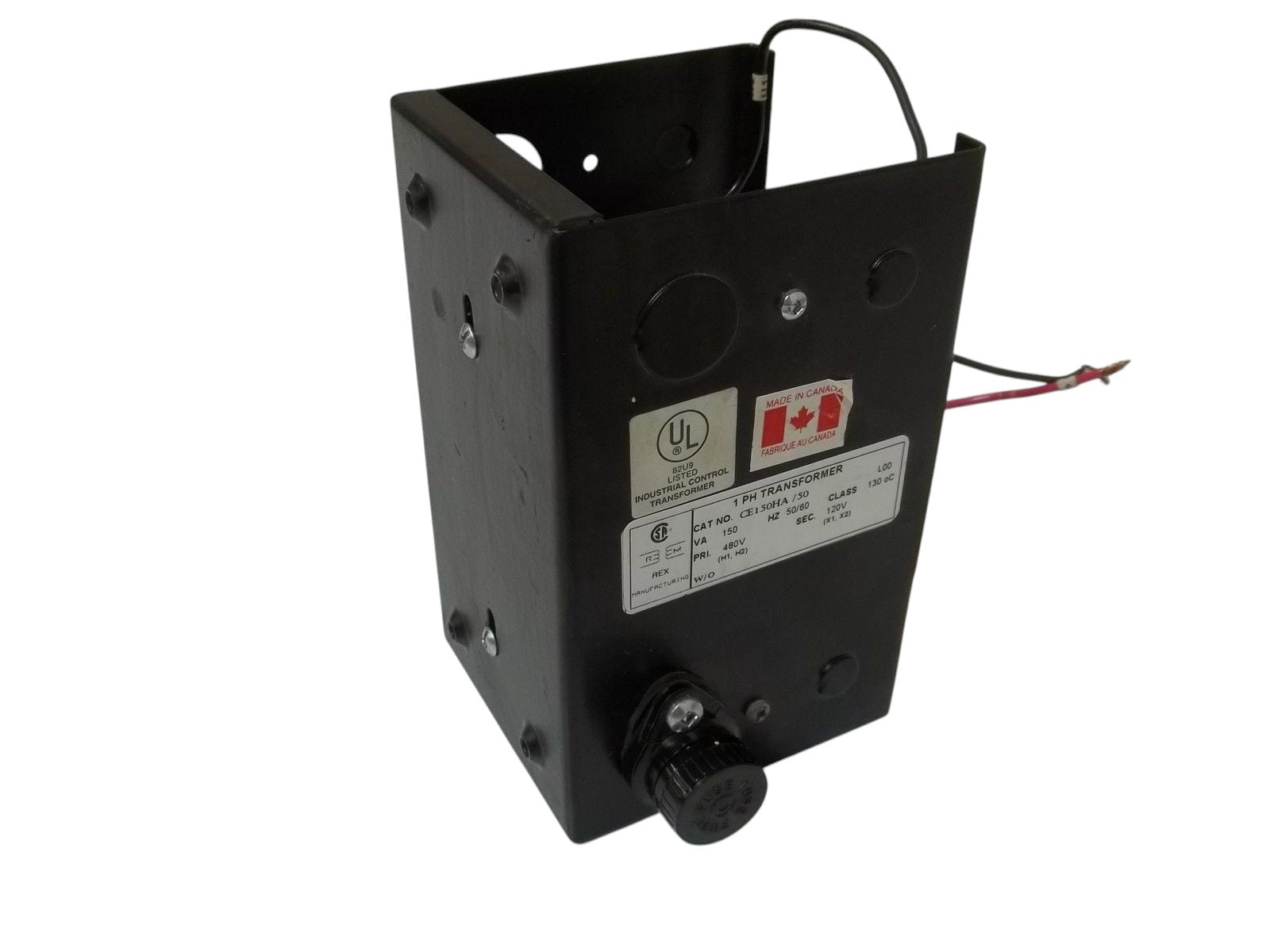 REX MANUFACTURING CE150HA/50 1 PH TRANSFORMER UNMP