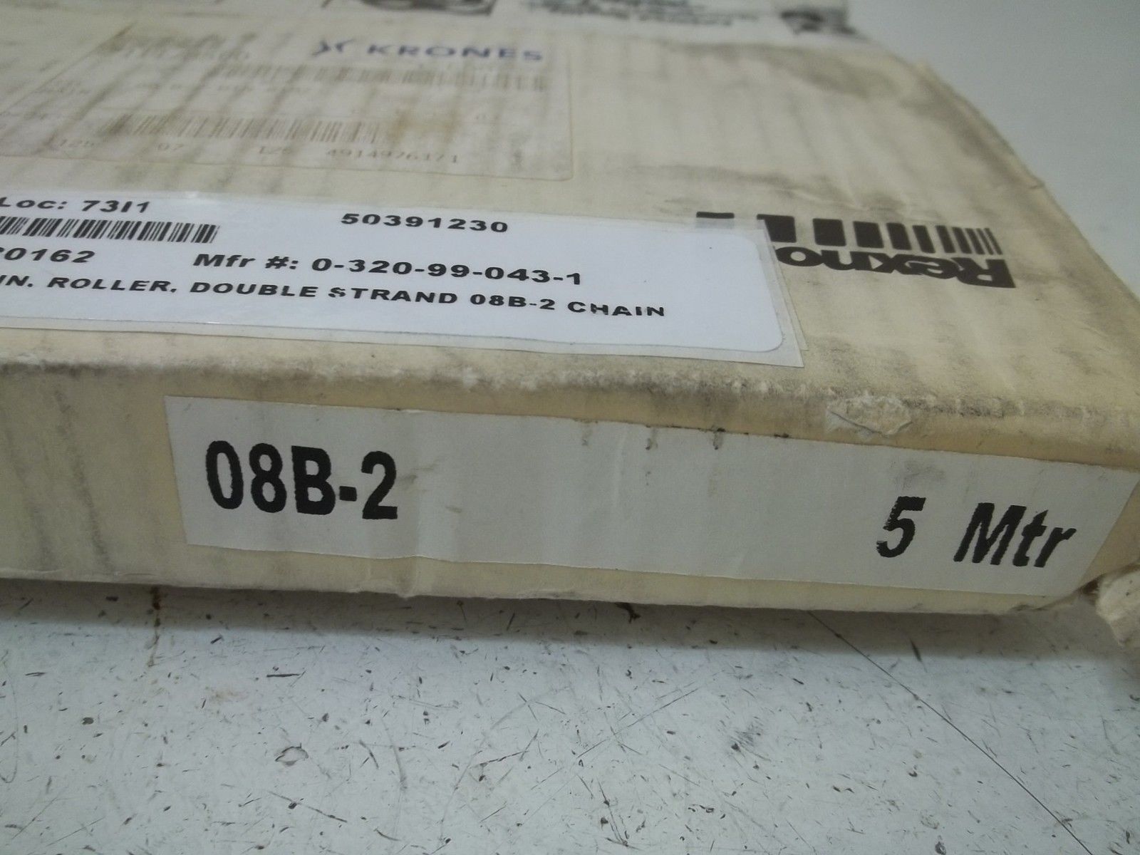 REXROTH 08B-2 CHAIN, ROLLER, DOUBLE STAND (UNOPENED) NSMP