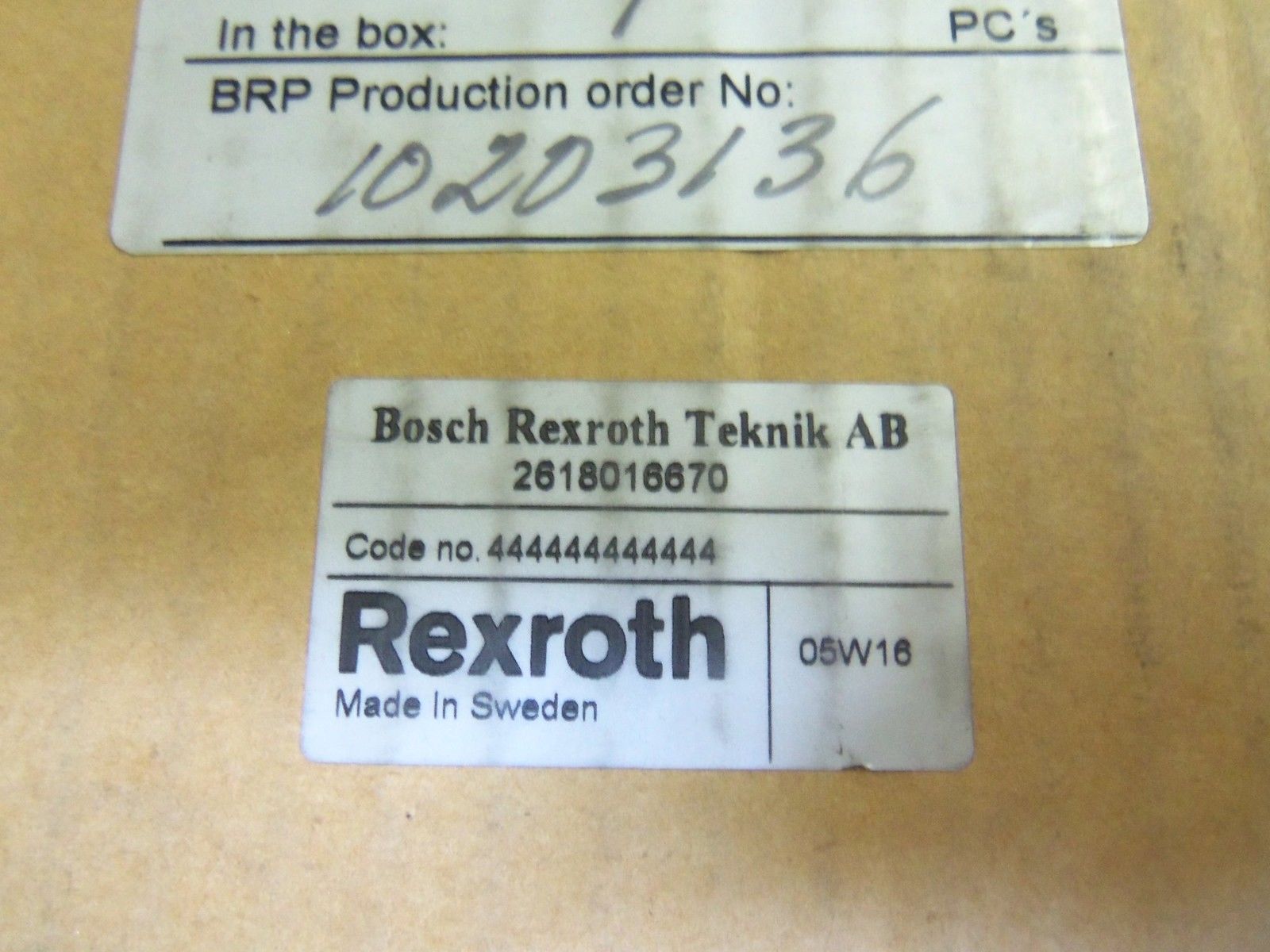 REXROTH 444444444444 NSMP