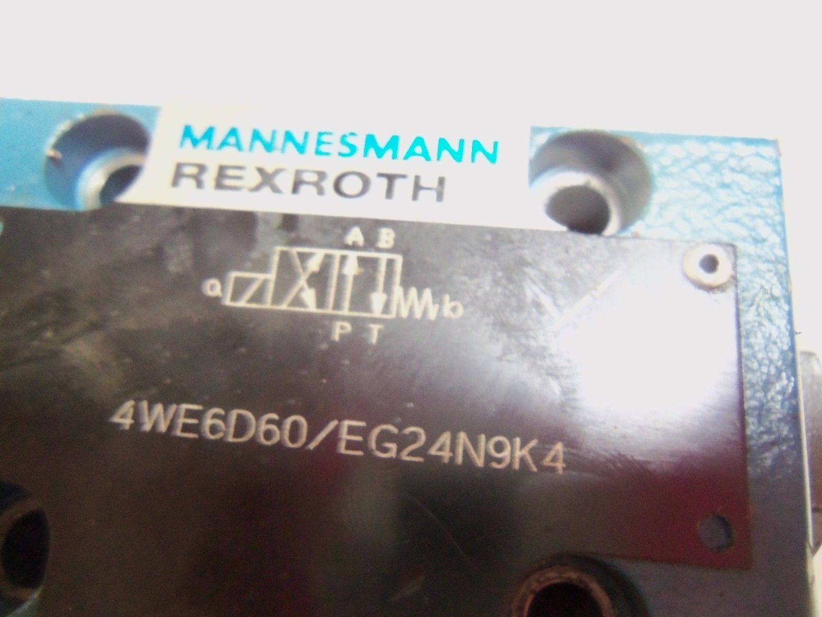 REXROTH 4WEGD60/EG24N9K4 DIRECTIONAL VALVE UNMP