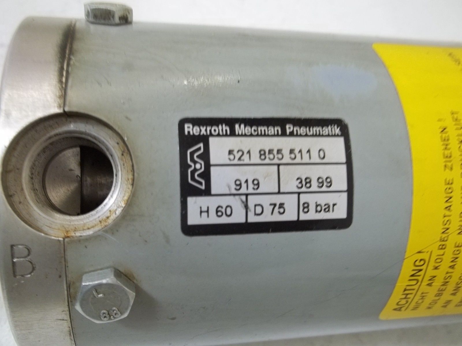 REXROTH 521 855 511 0 CYLINDER UNMP