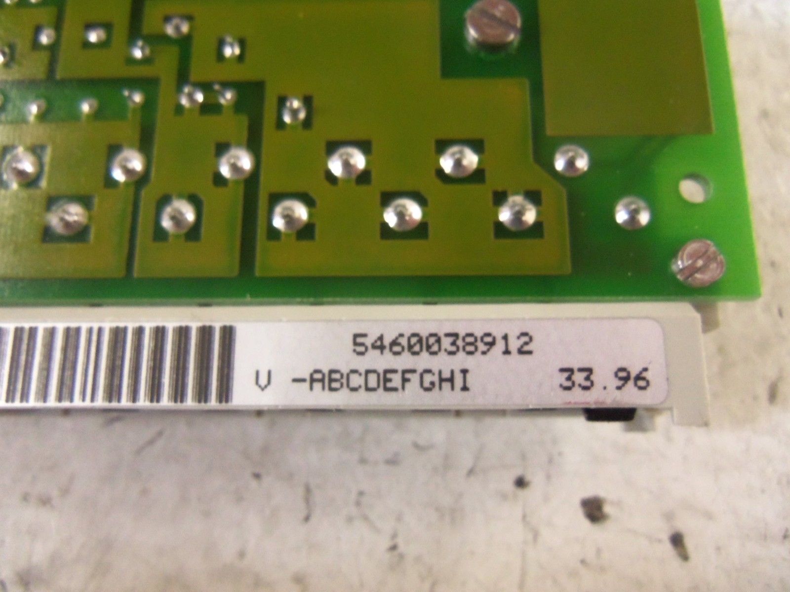 REXROTH 5460038912 PC BOARD NSMP