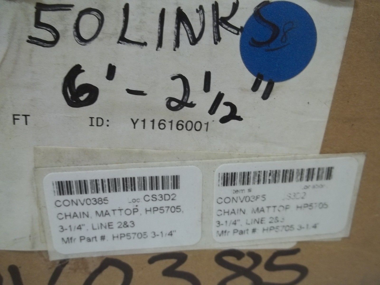 REXROTH HP57053-1/4" CHAIN MAT TOP NSMP