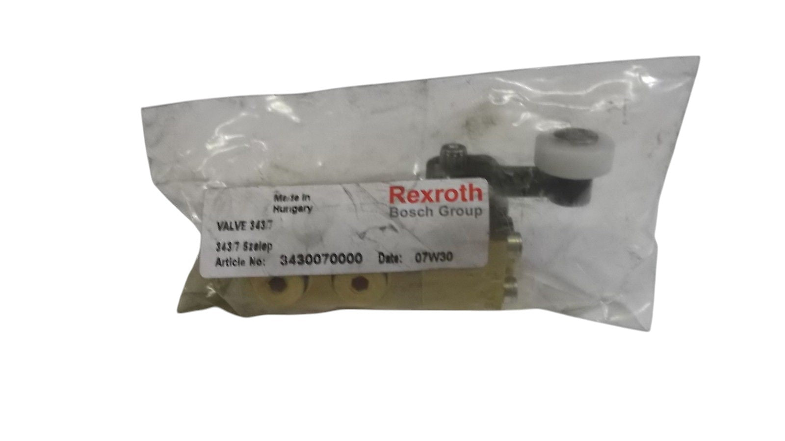 REXROTH VALVE 3430070000 UNMP