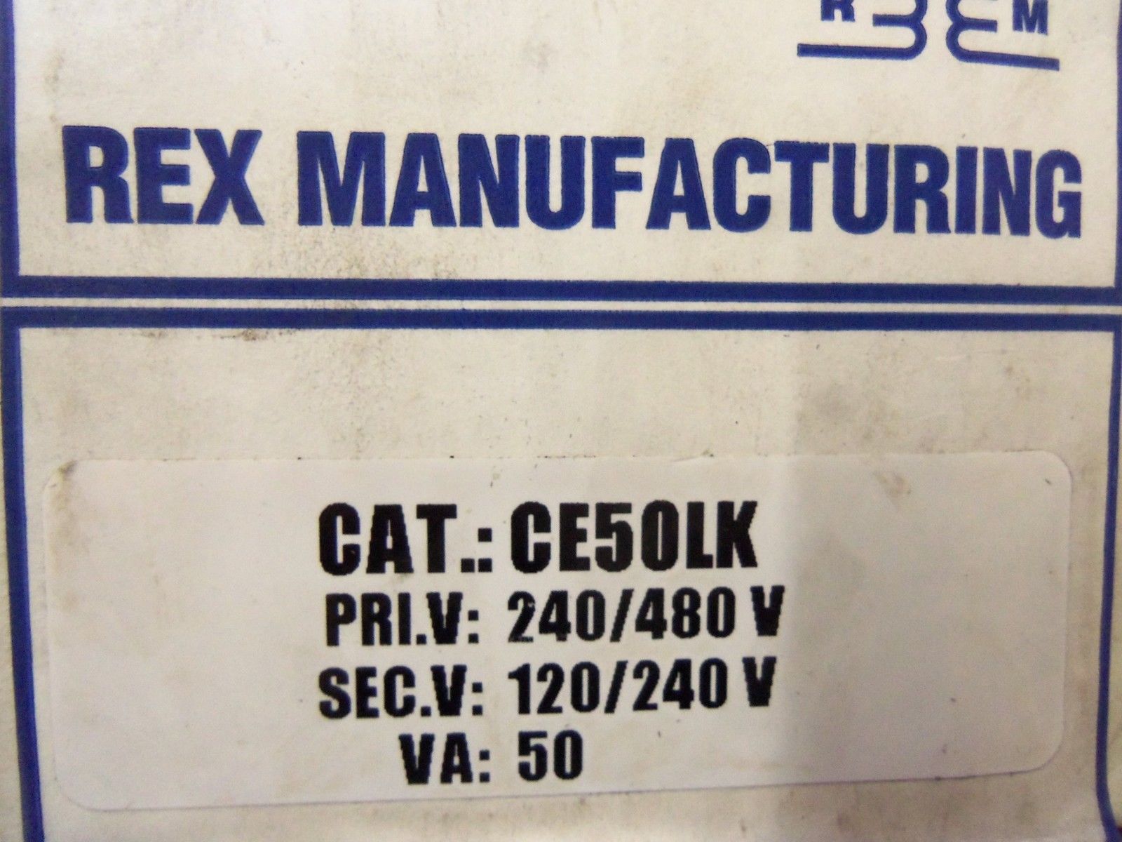 REX TRANSFORMER CE50LK NSMP