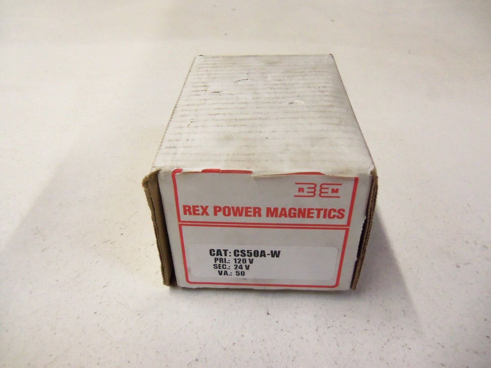 REX TRANSFORMER CONTROL CS50A-W *NEW IN BOX*