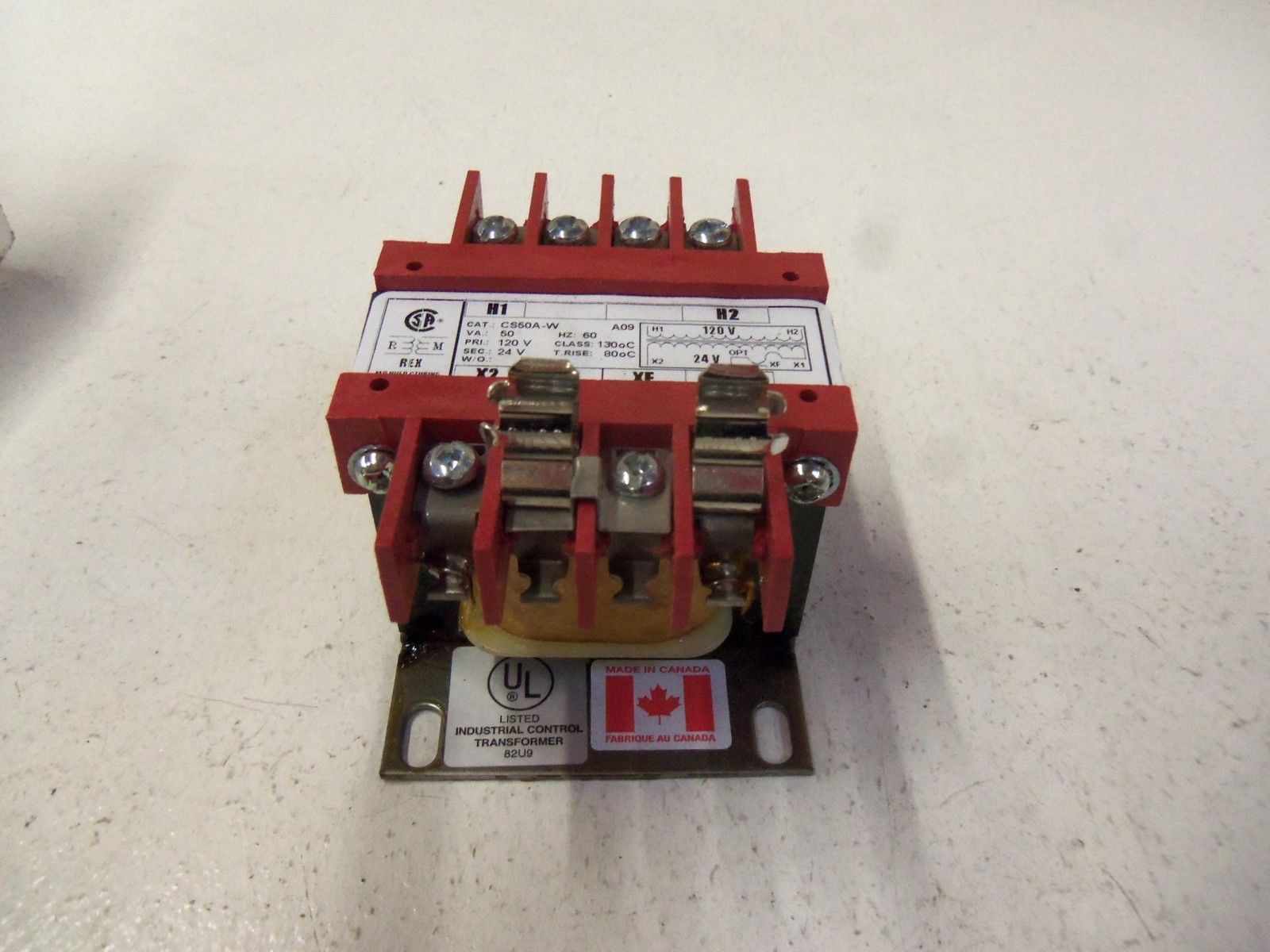 REX TRANSFORMER CONTROL CS50A-W *NEW IN BOX*