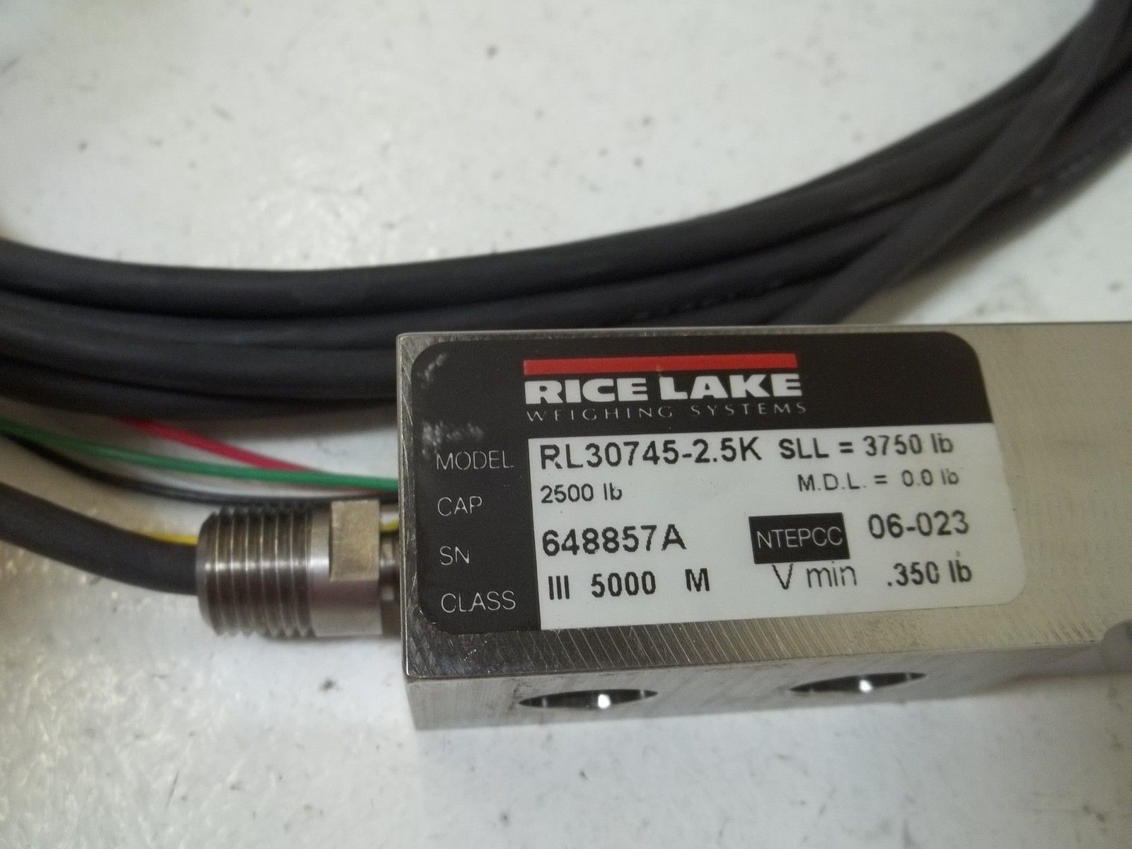RICE LAKE RL30745-2.5K LOAD CELL NSMP