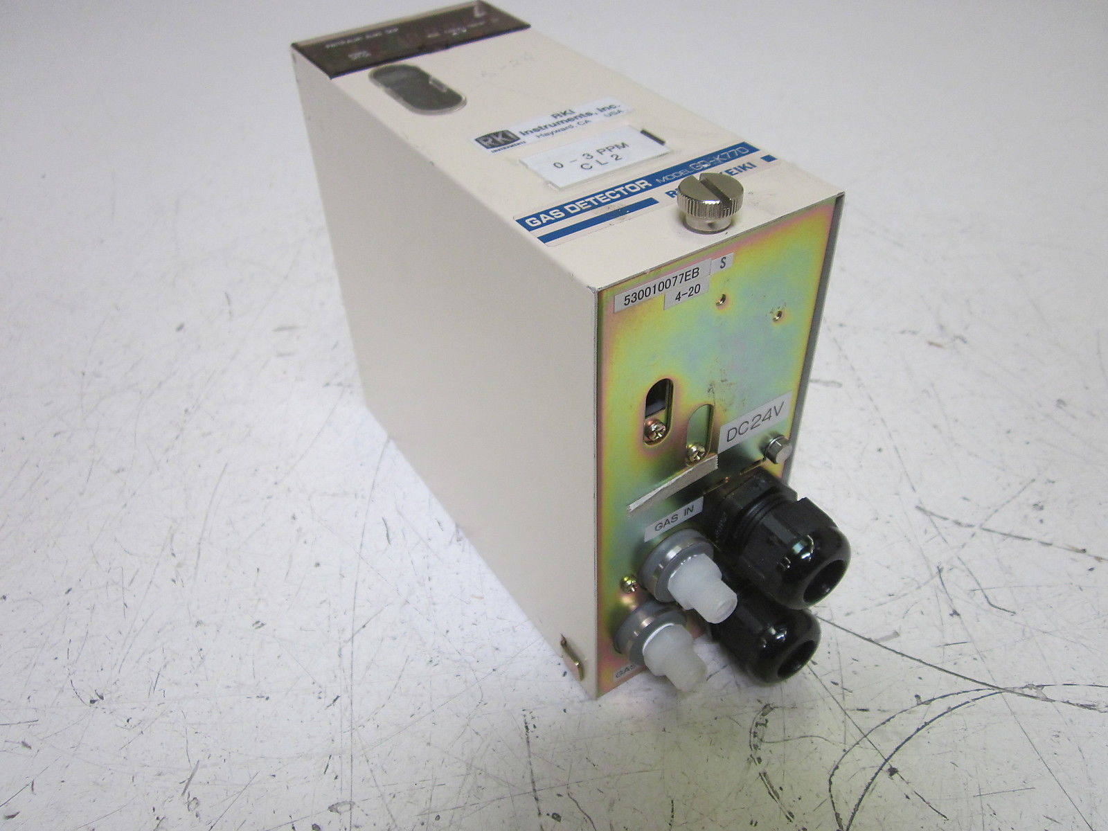 RIKEN KEIKI GD-K77D GAS LEAK DETECTOR (NO POWER CORD) UNMP