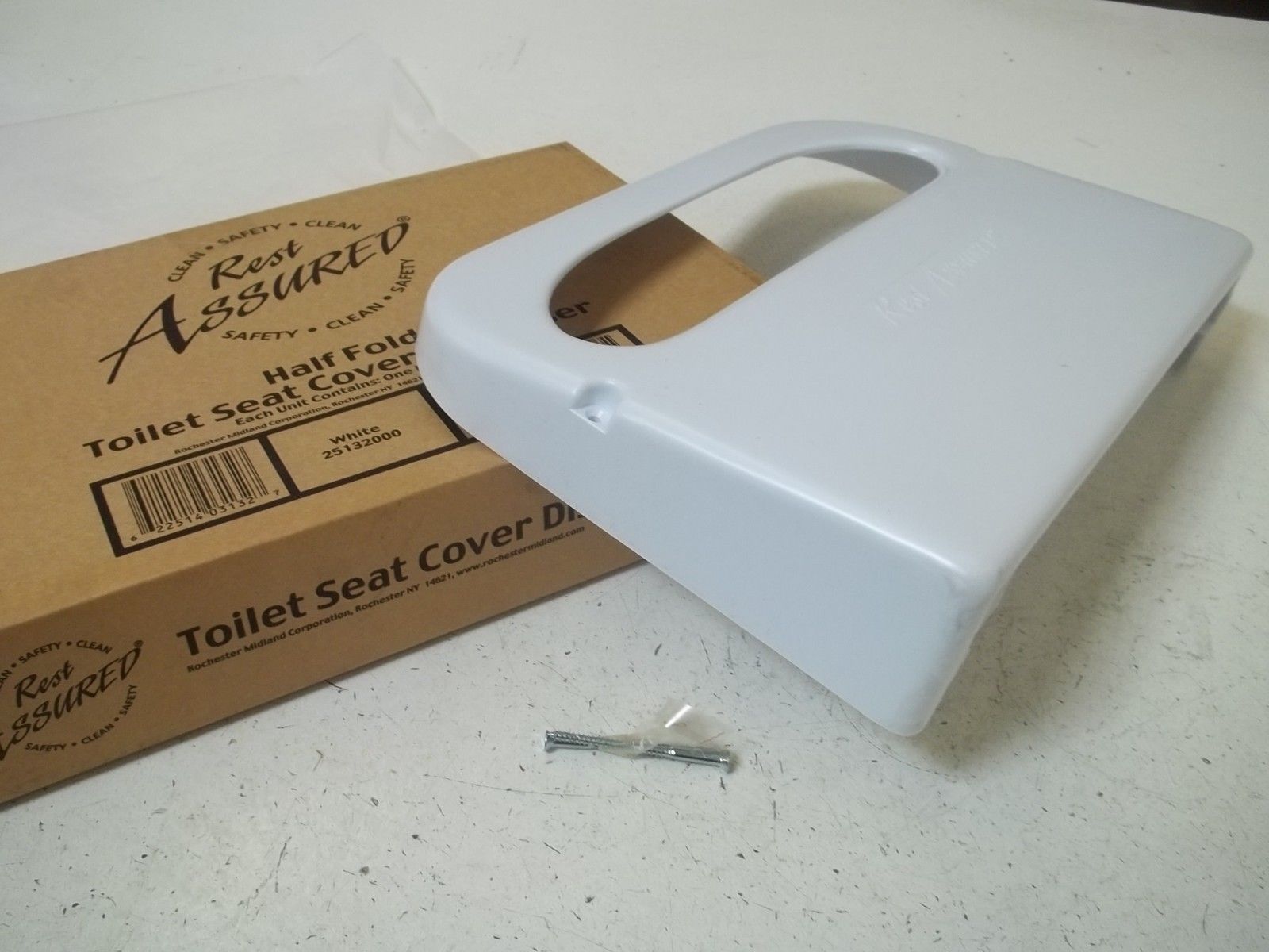ROCHESTER 25132000 HALF FOLD TOILET SEAT COVER DISPENSER(WHITE) NSMP