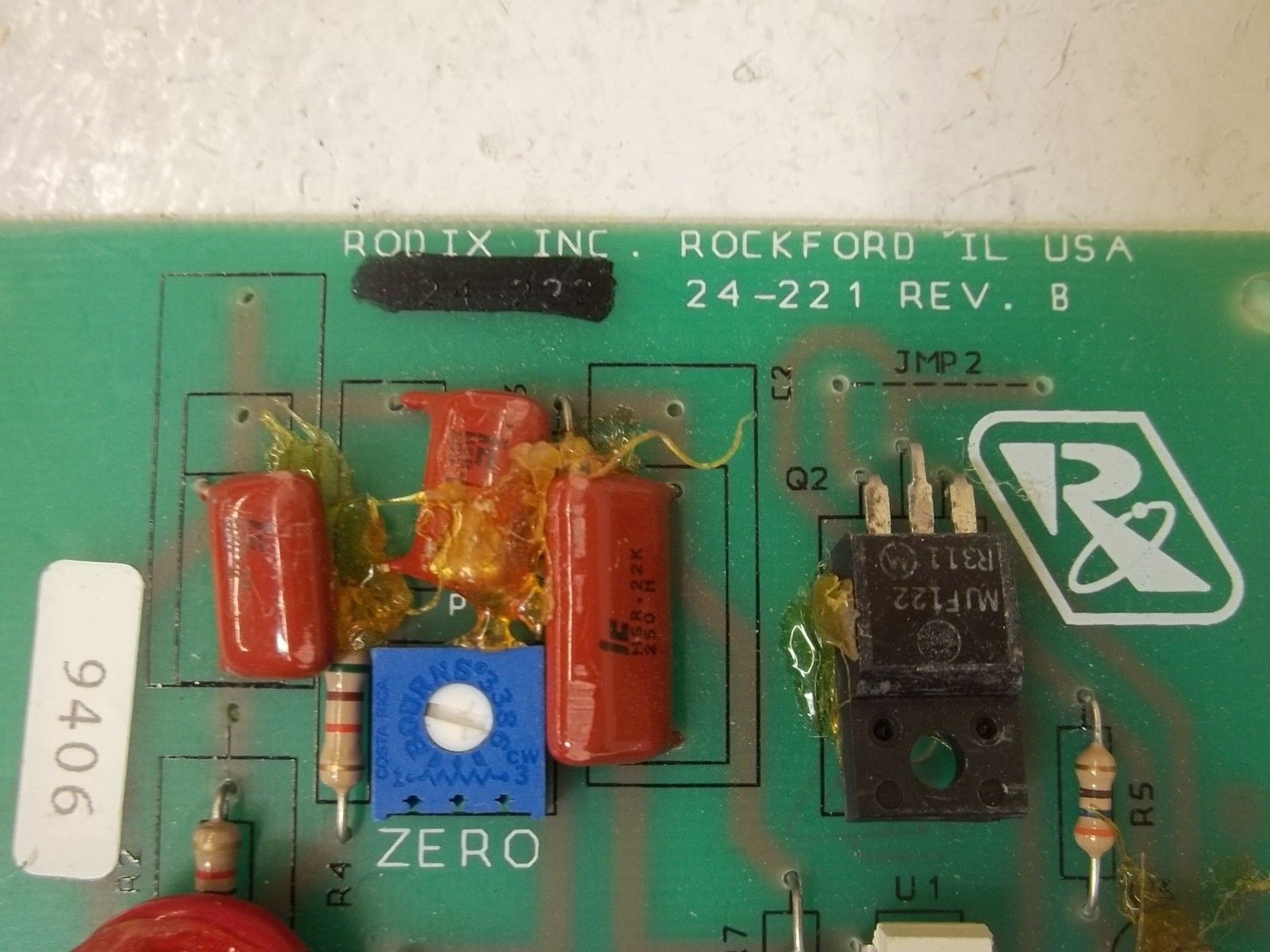 RODIX INC. 24-221 REV.B PC BOARD UNMP