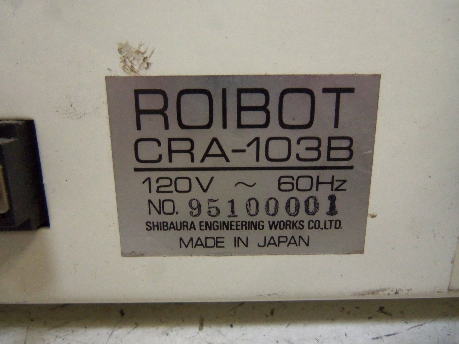 ROIBOT CRA-103B CONTROLLER UNMP