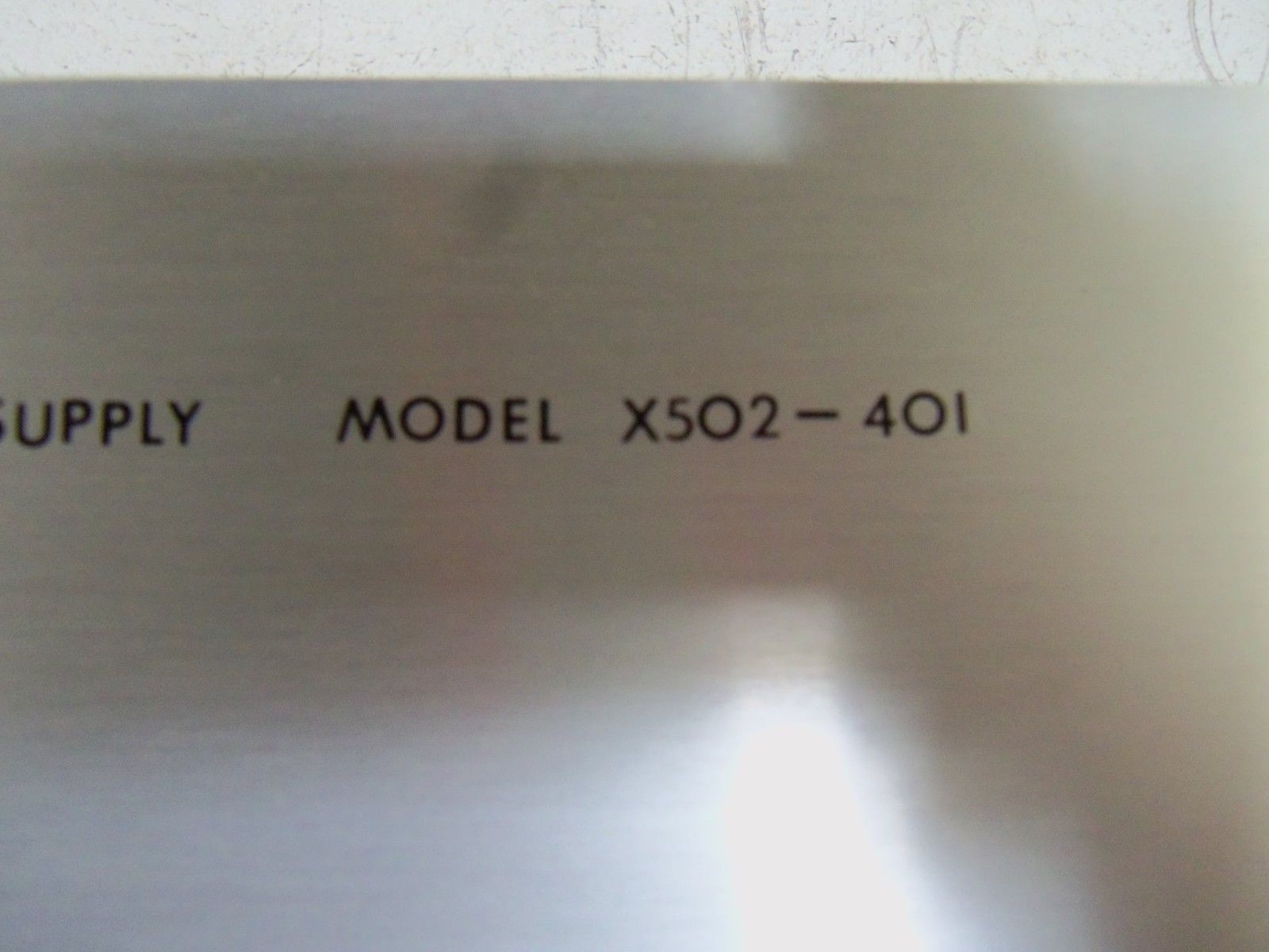 RONAN X502-401 POWER SUPPLY *USED*
