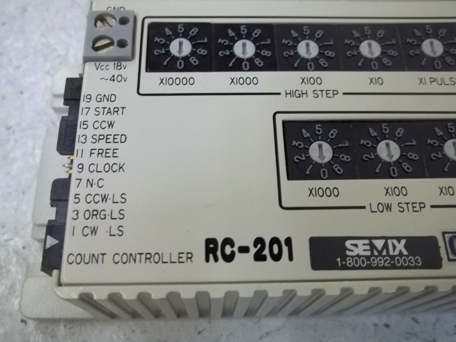 RORZE RC-201 COUNT CONTROLLER NSNP