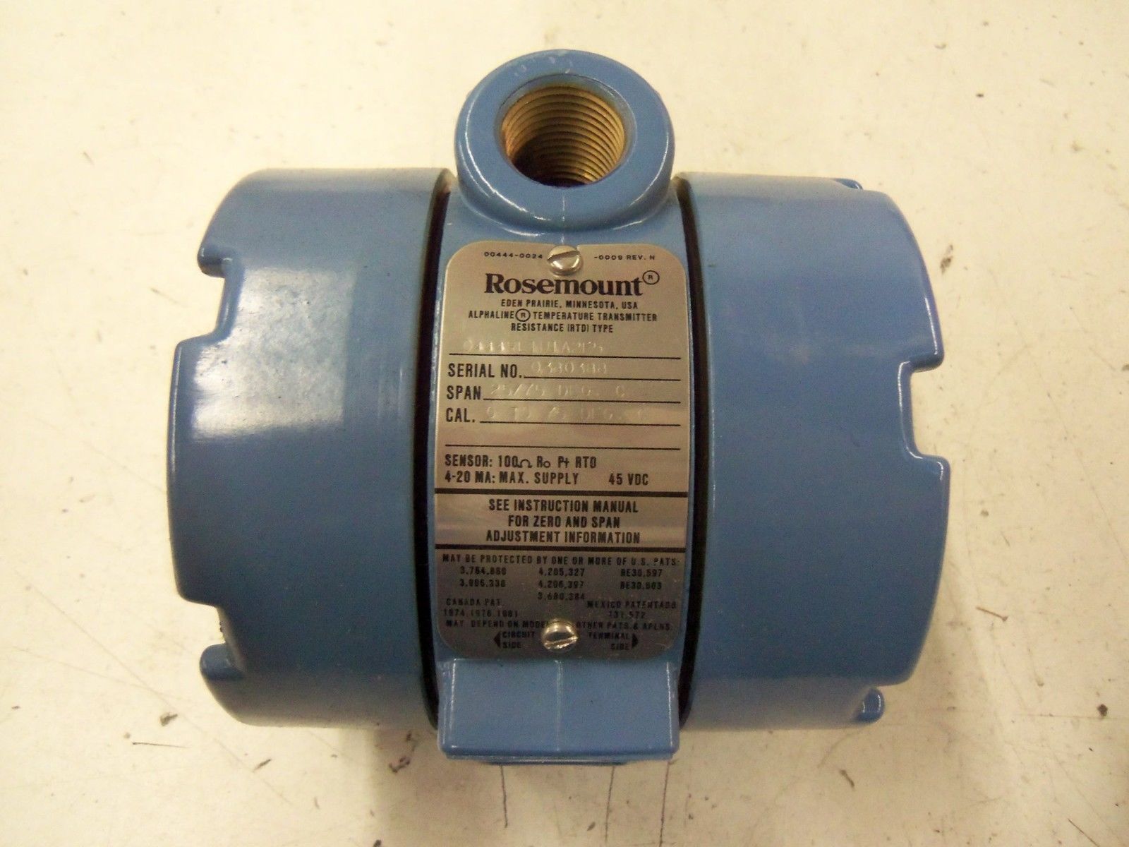 ROSEMOUNT 0444RL1U1A2E5 *NEW NO BOX*