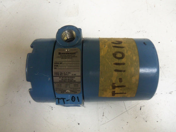ROSEMOUNT 0444RL1U2A2NA *USED*