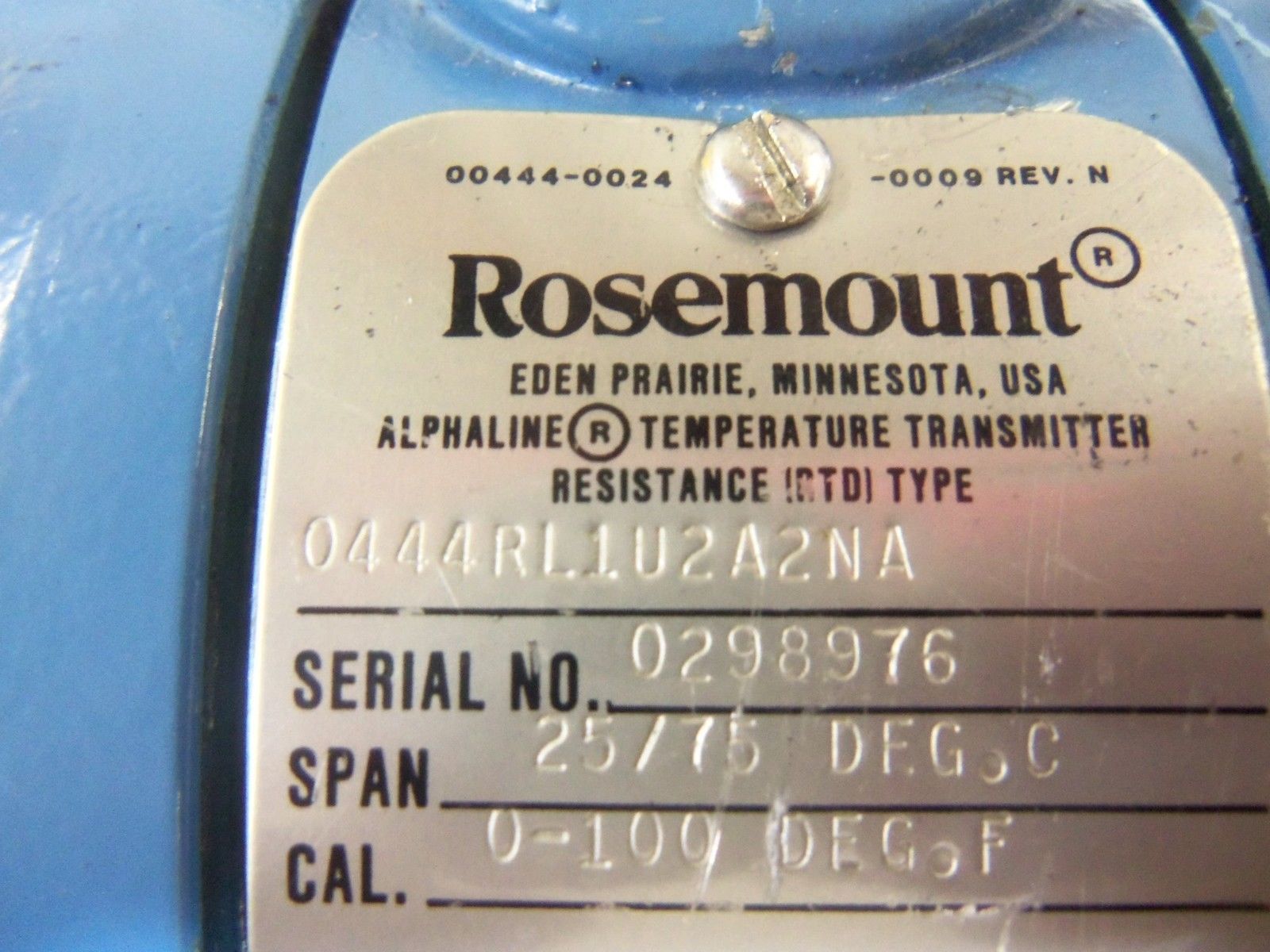 ROSEMOUNT 0444RL1U2A2NA UNMP