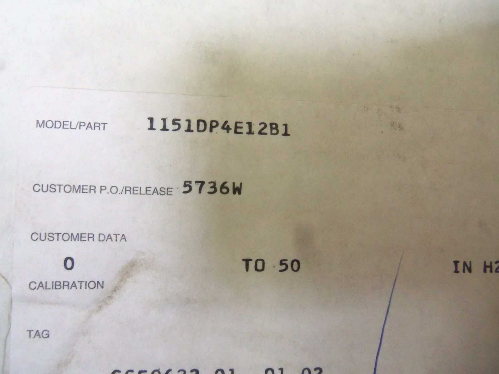 ROSEMOUNT 1151DP4E12B1 TRANSMITTER NSMP