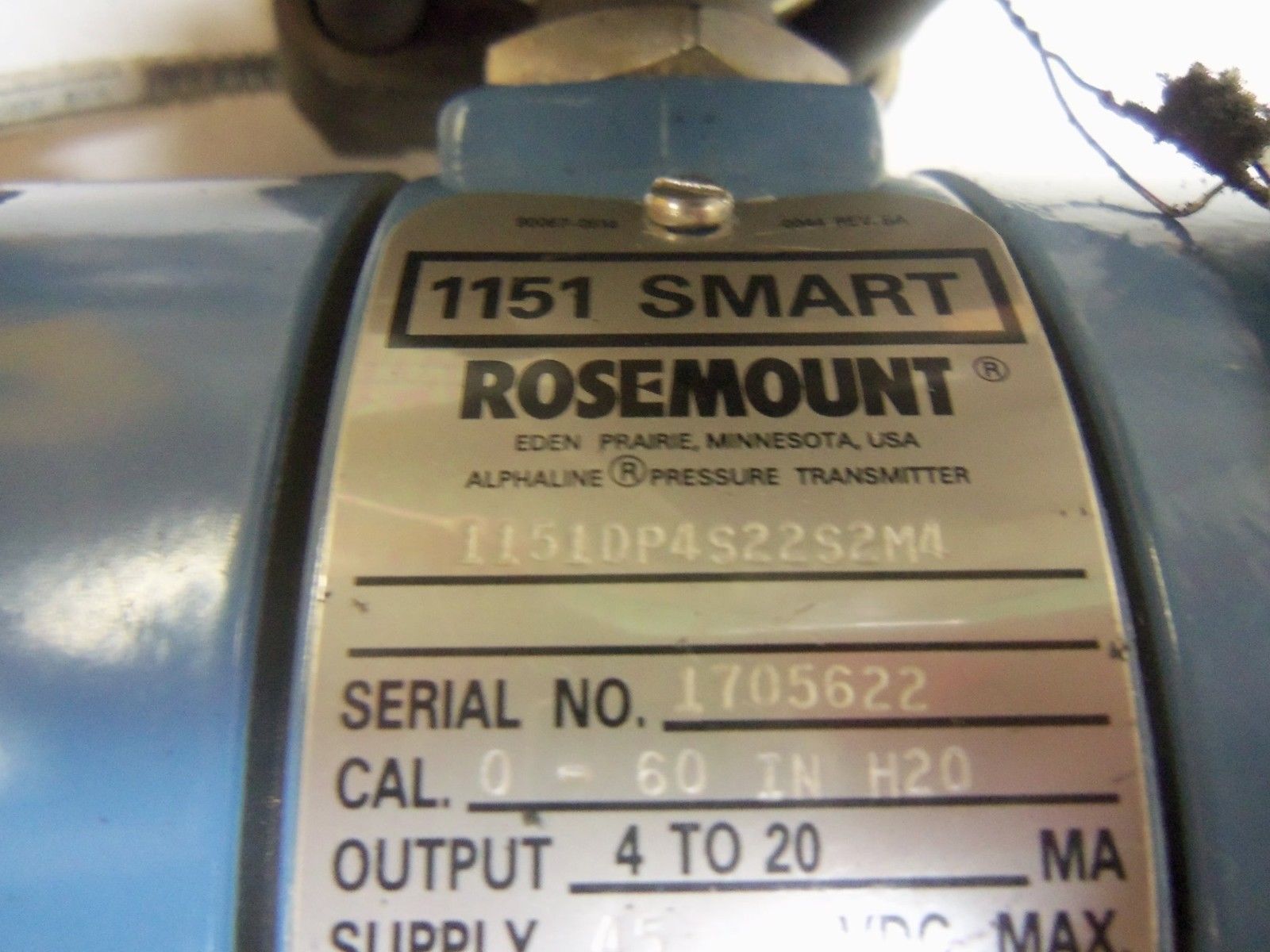 ROSEMOUNT 1151DP4S22S2M4 UNMP