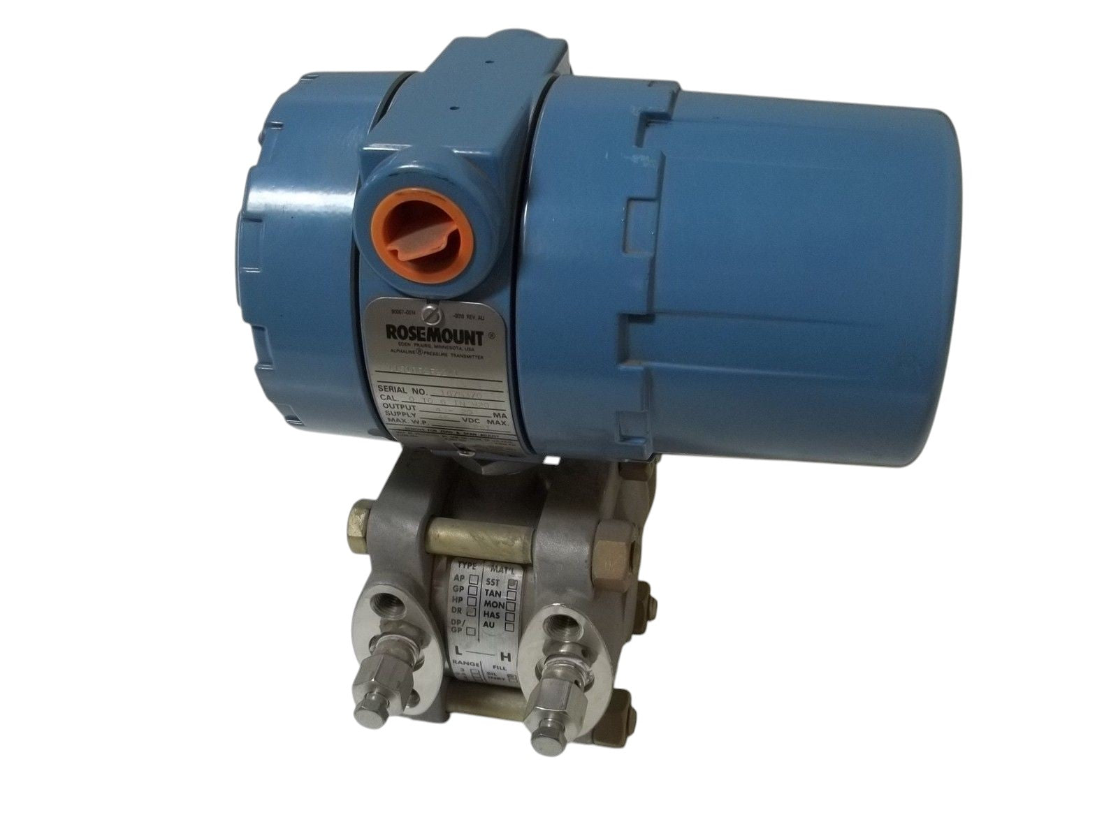 ROSEMOUNT 1151DR2F22M1 PRESSURE TRANSMITTER UNMP