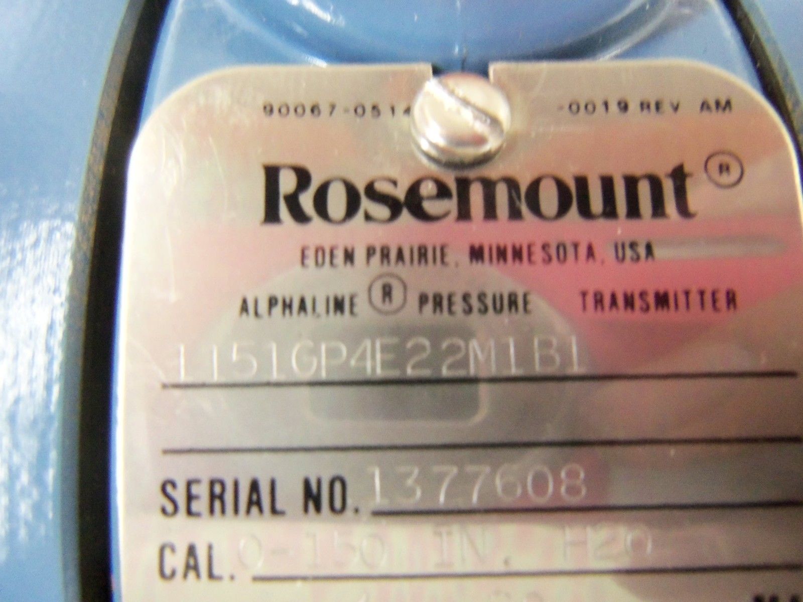 ROSEMOUNT 1151GP4E22M1B1 PRESSURE TRANSMITTER  NSNP