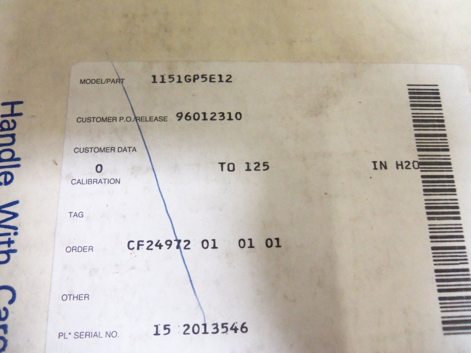 ROSEMOUNT 1151GP5E12 TRANSMITTER NSMP