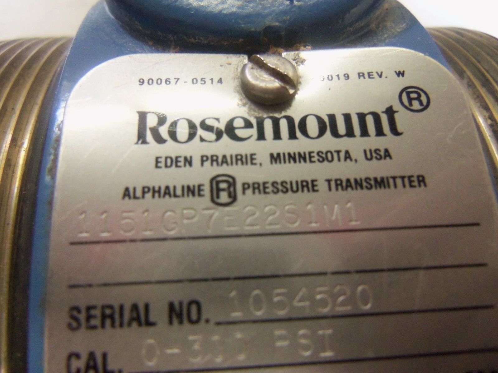 ROSEMOUNT 1151GP7E22S1M1 UNMP