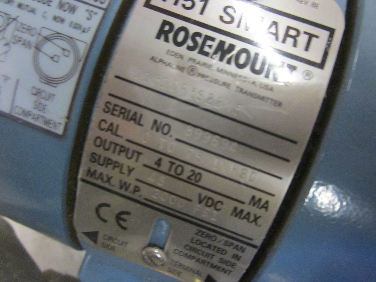 ROSEMOUNT 1151 SMART 1151DP5S22M5 PRESSURE TRANSMITTER UNMP