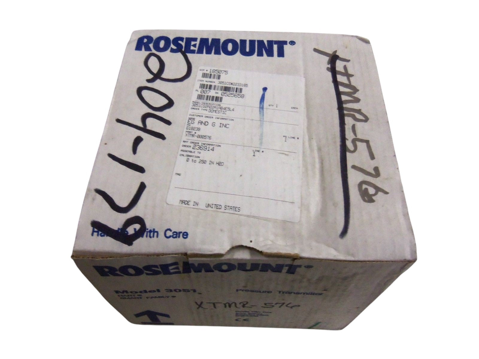 ROSEMOUNT 3051CG2A22A1AB4E5L4 TRANSMITTER NSMP