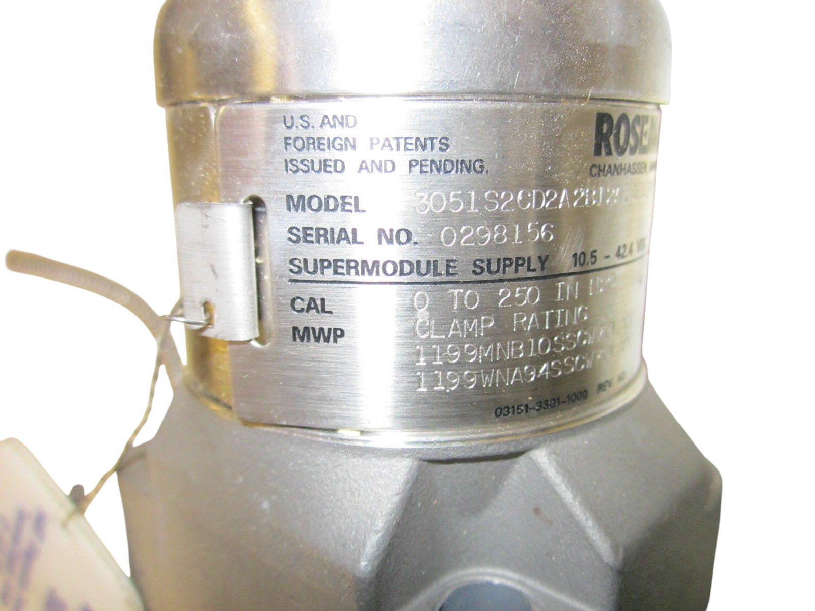 ROSEMOUNT 3051S2CD2A2B12A1ADA1M5 NSNP