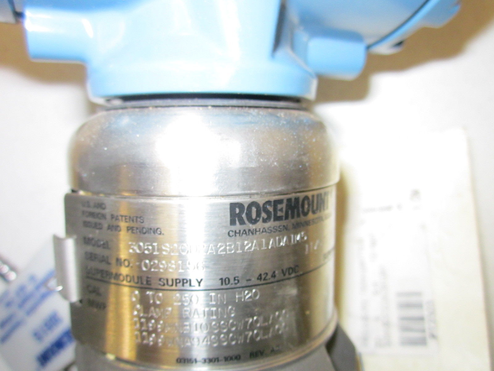 ROSEMOUNT 3051S2CD2A2B12A1ADA1M5 NSNP