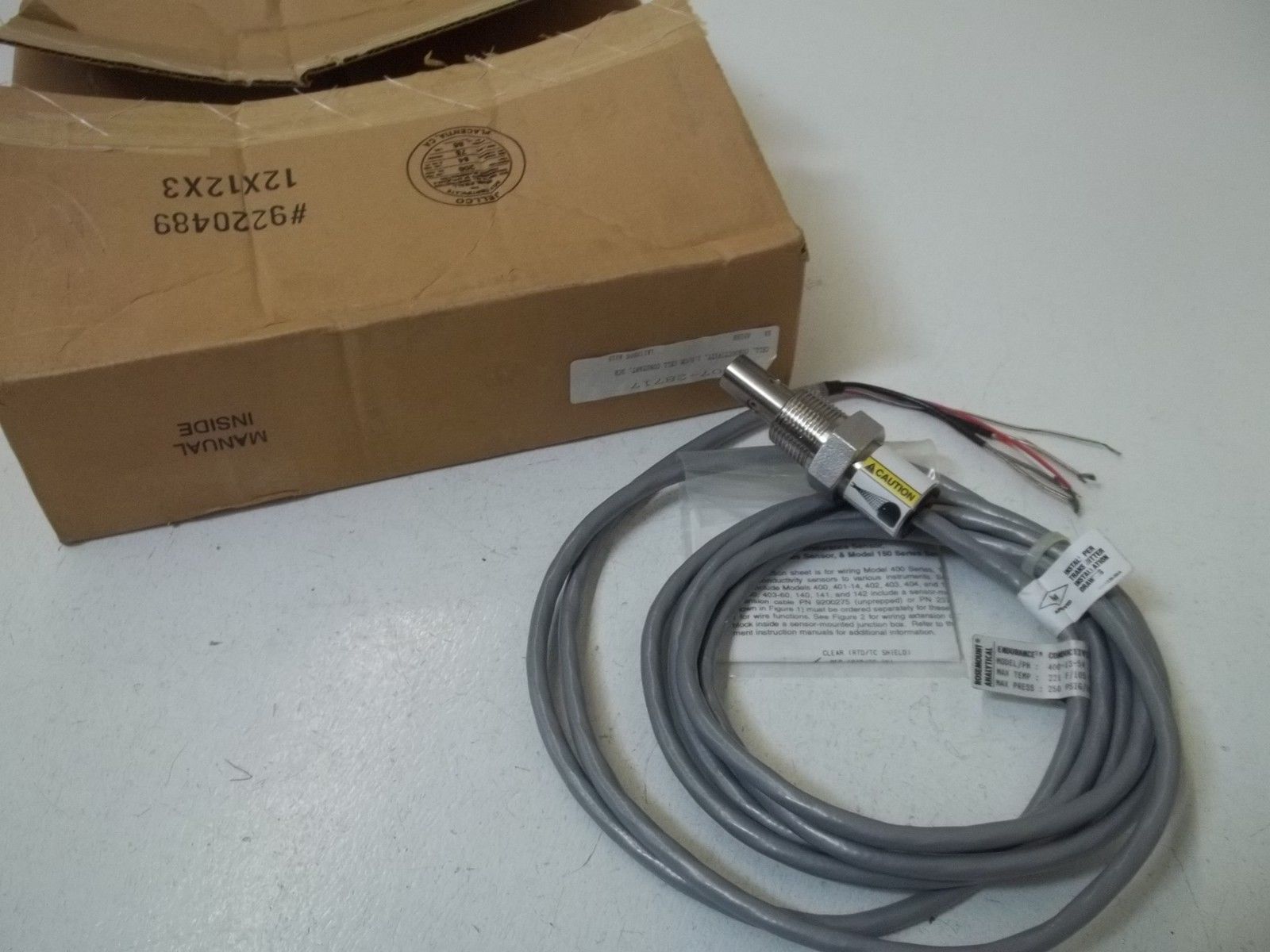 ROSEMOUNT 400-13-54 ENDURANCE CONDUCTIVITY SENSOR UNMP