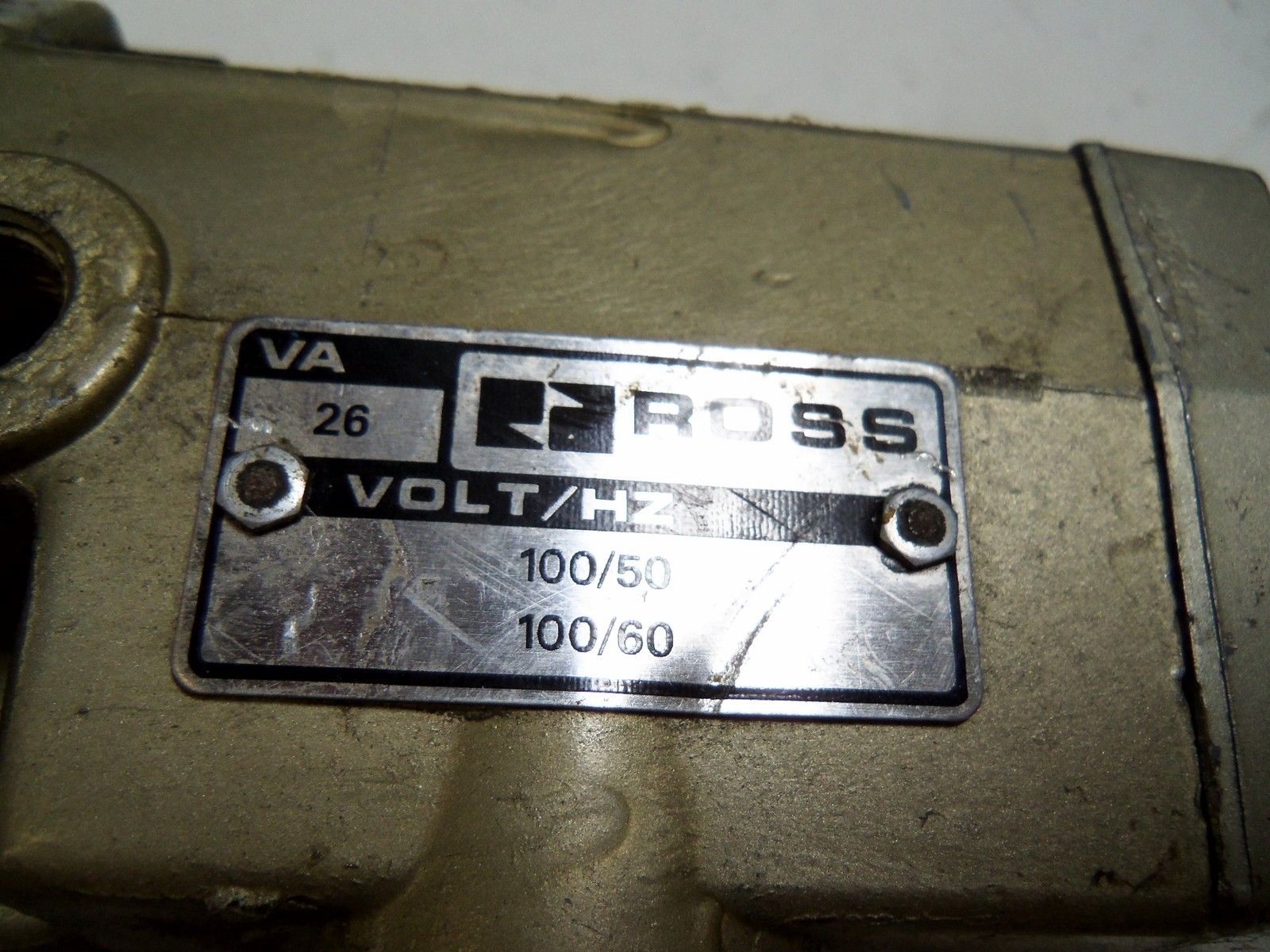 ROSS 2771A7001 HYDRAULIC VALVE UNMP