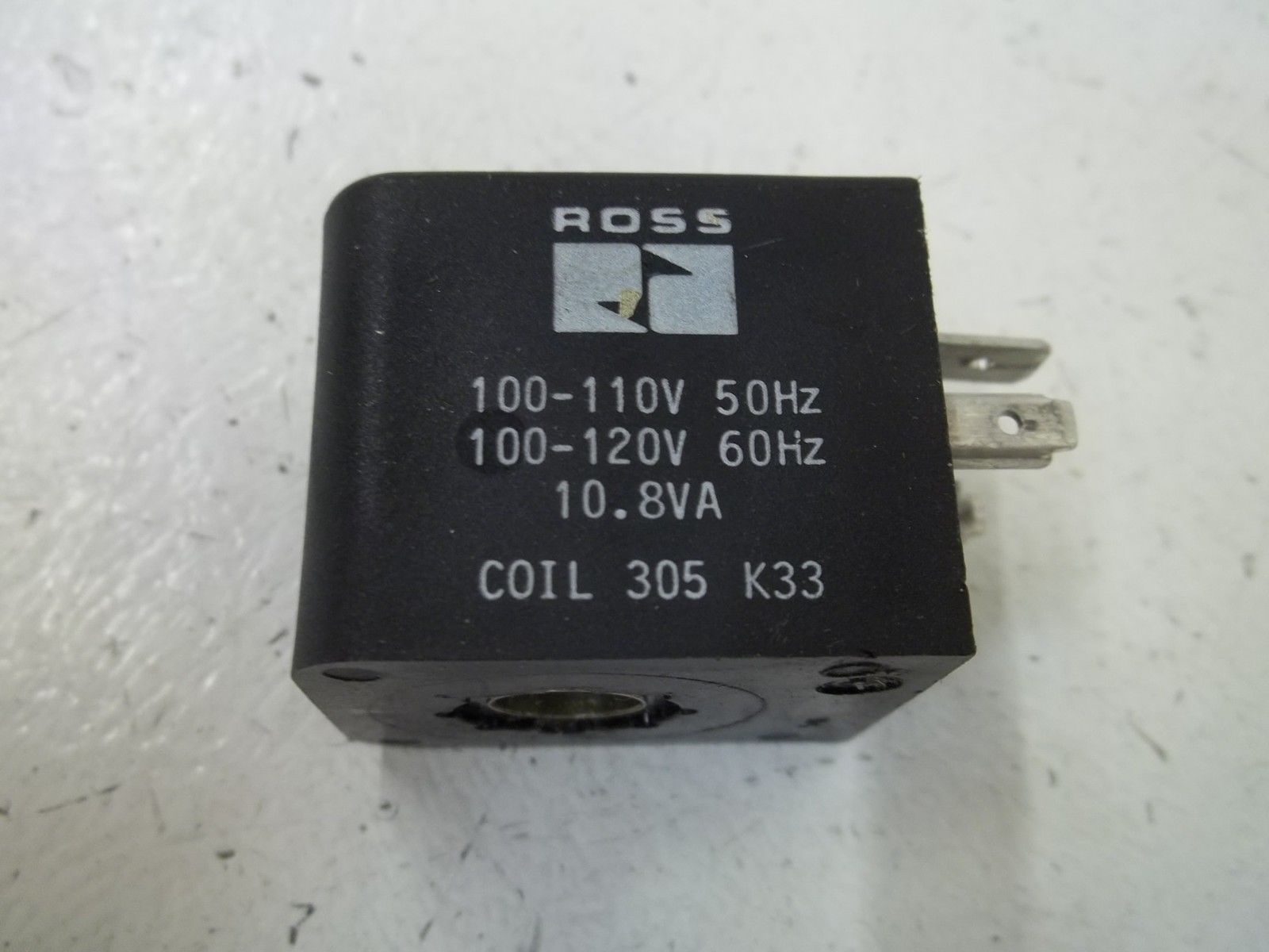 ROSS 305K33 SOLENOID COIL 100-120V 60HZ 10.8VA UNMP