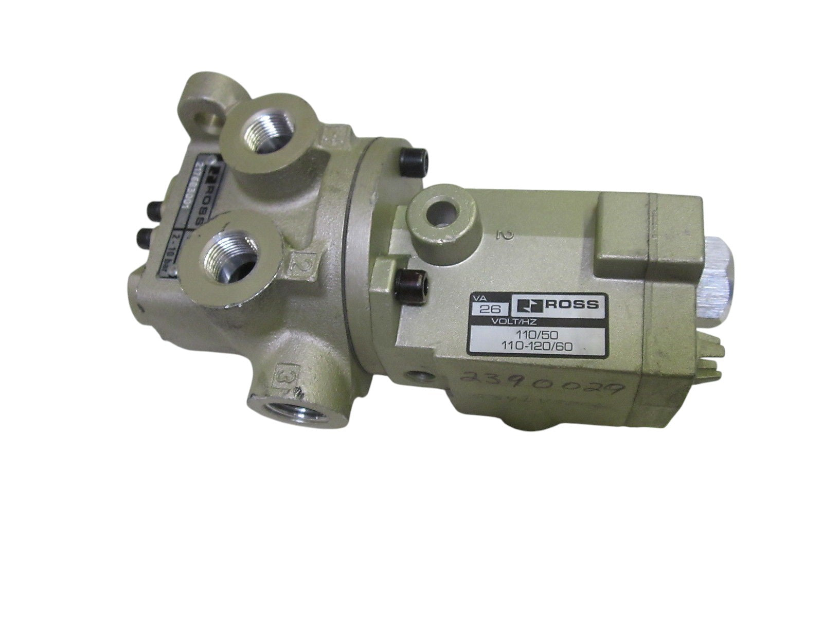 ROSS CONTROLS 2176B3001 VALVE 110-120V UNMP